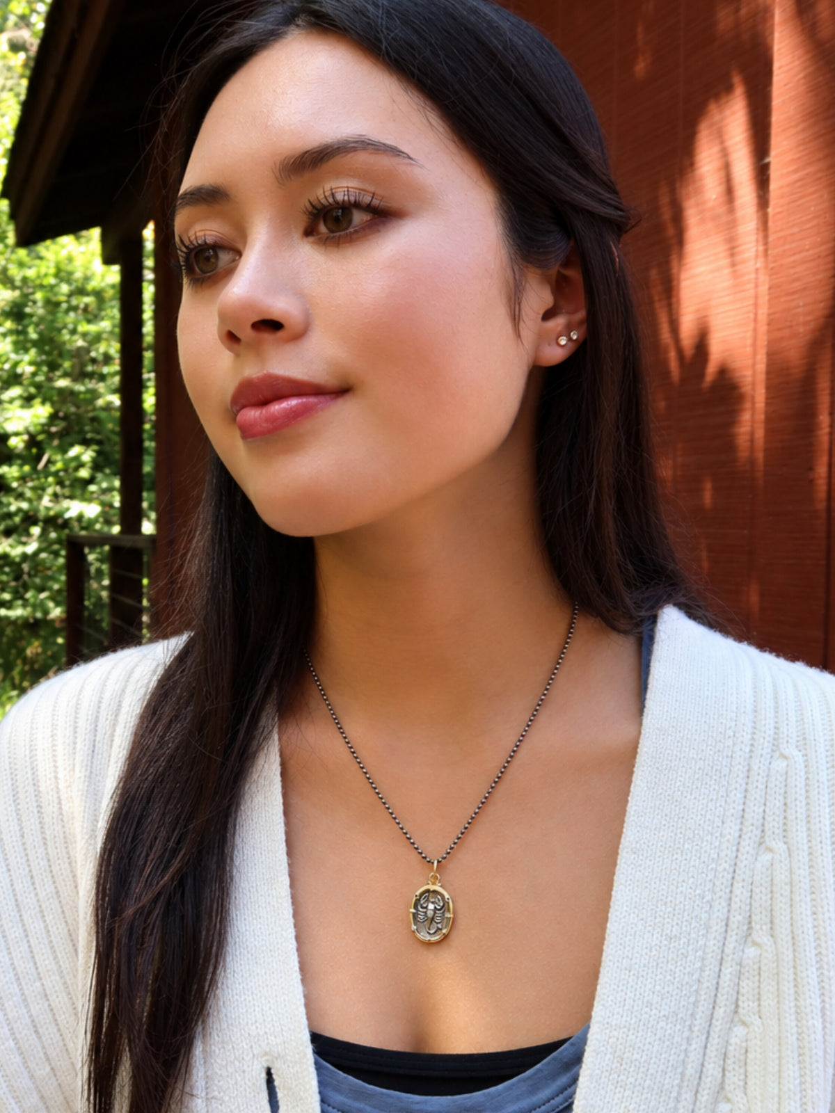 Scorpio Zodiac Cameo Charm