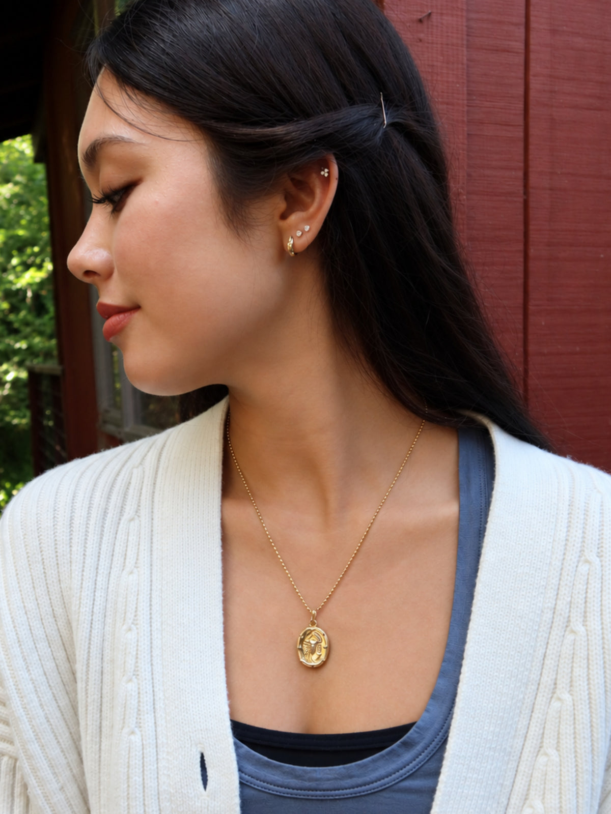 Scorpio Zodiac Cameo Charm