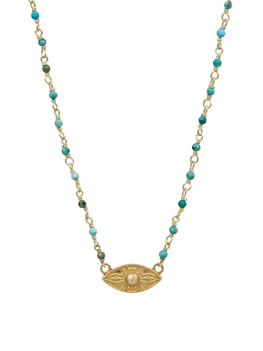 Harmonia Necklace - turquoise