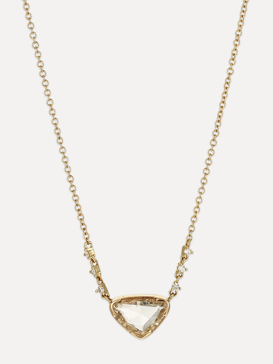 14K Radiant Trillium Necklace