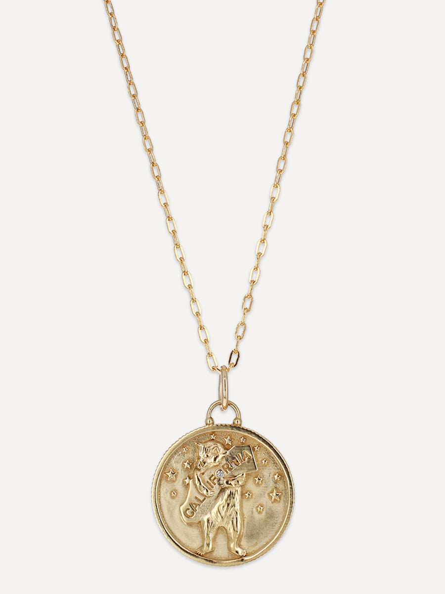 California Bear Necklace