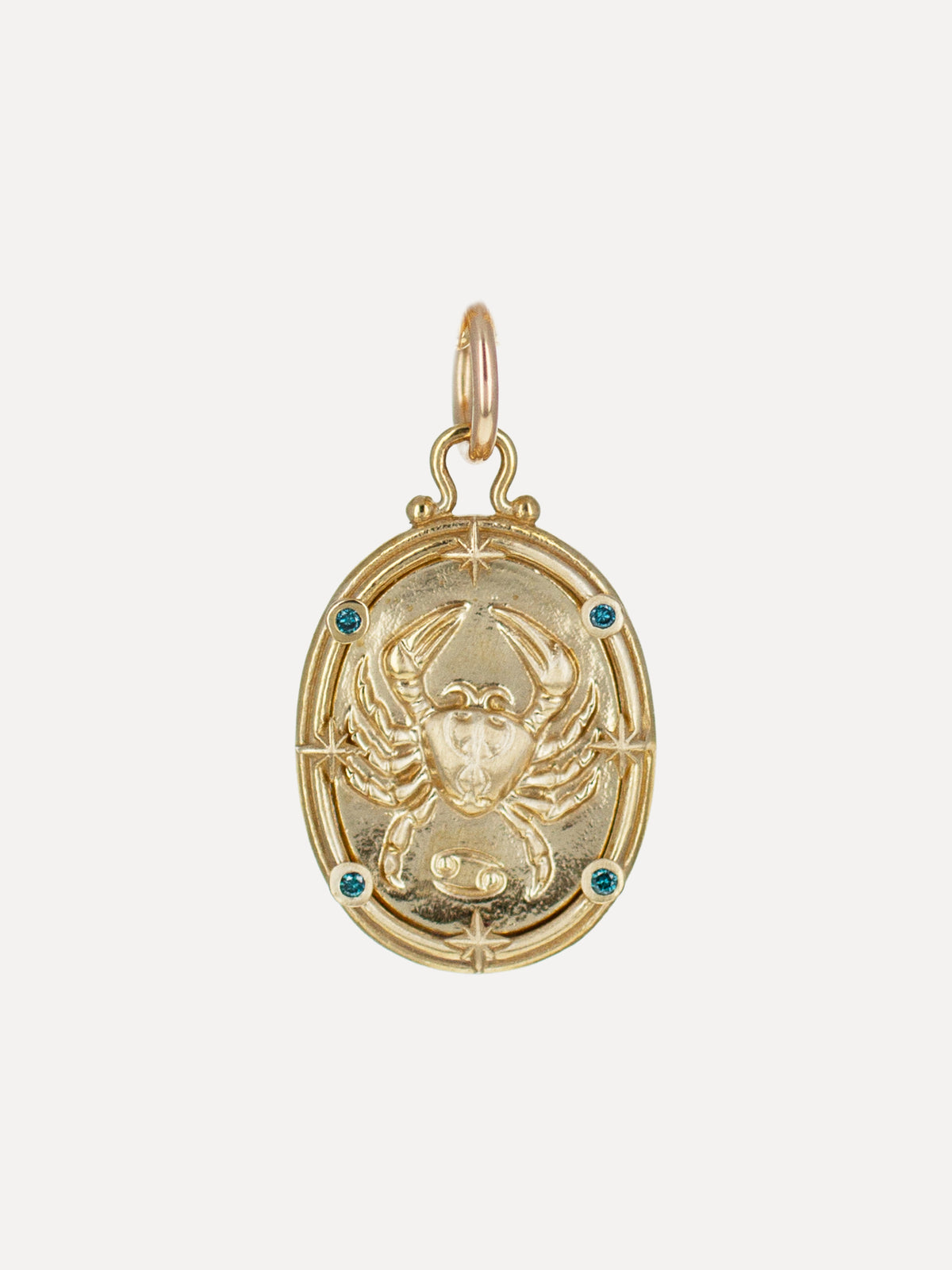 Cancer Zodiac Cameo Charm