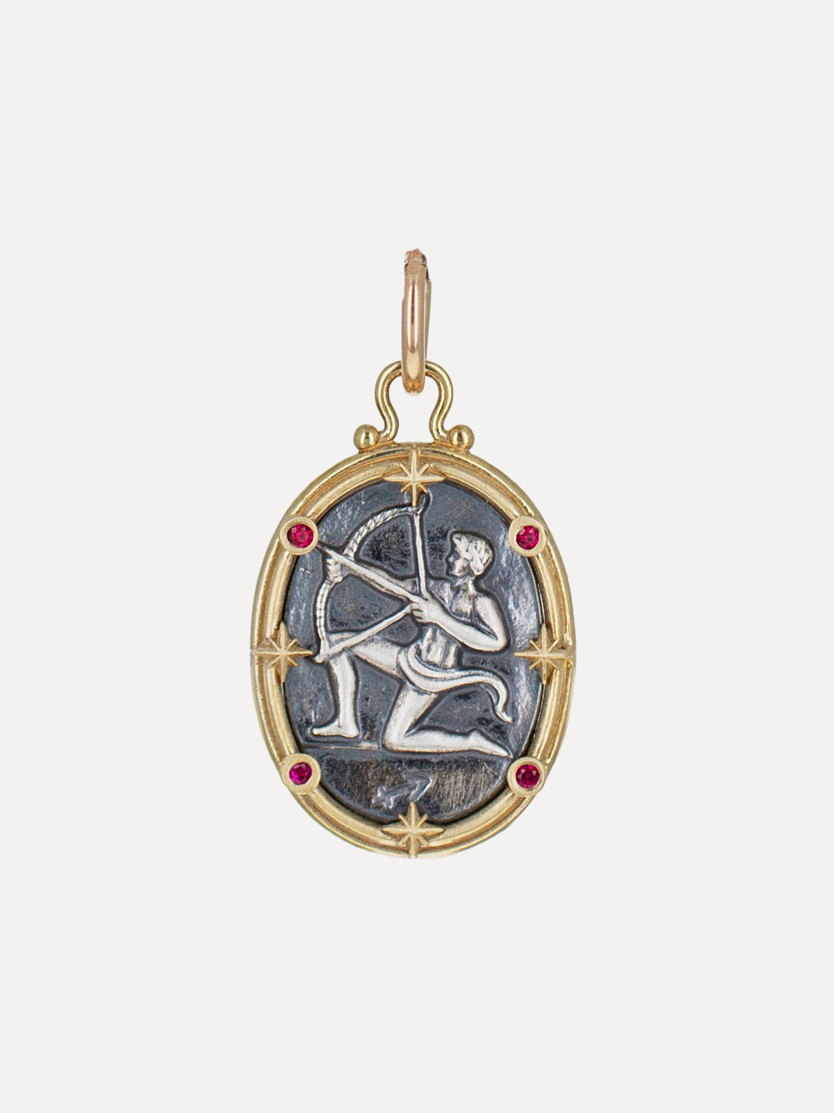 Sagittarius Zodiac Cameo Charm