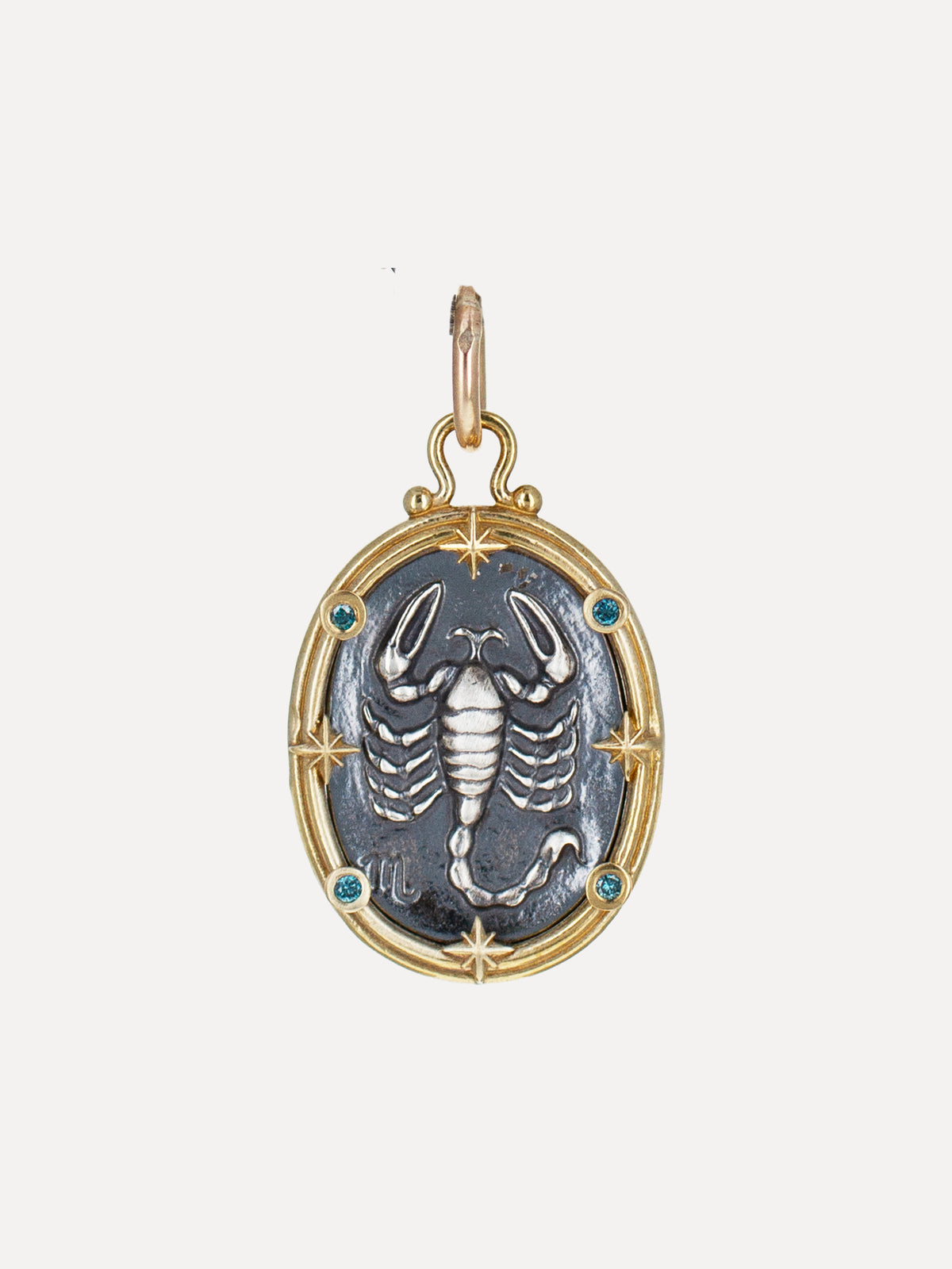 Scorpio Zodiac Cameo Charm