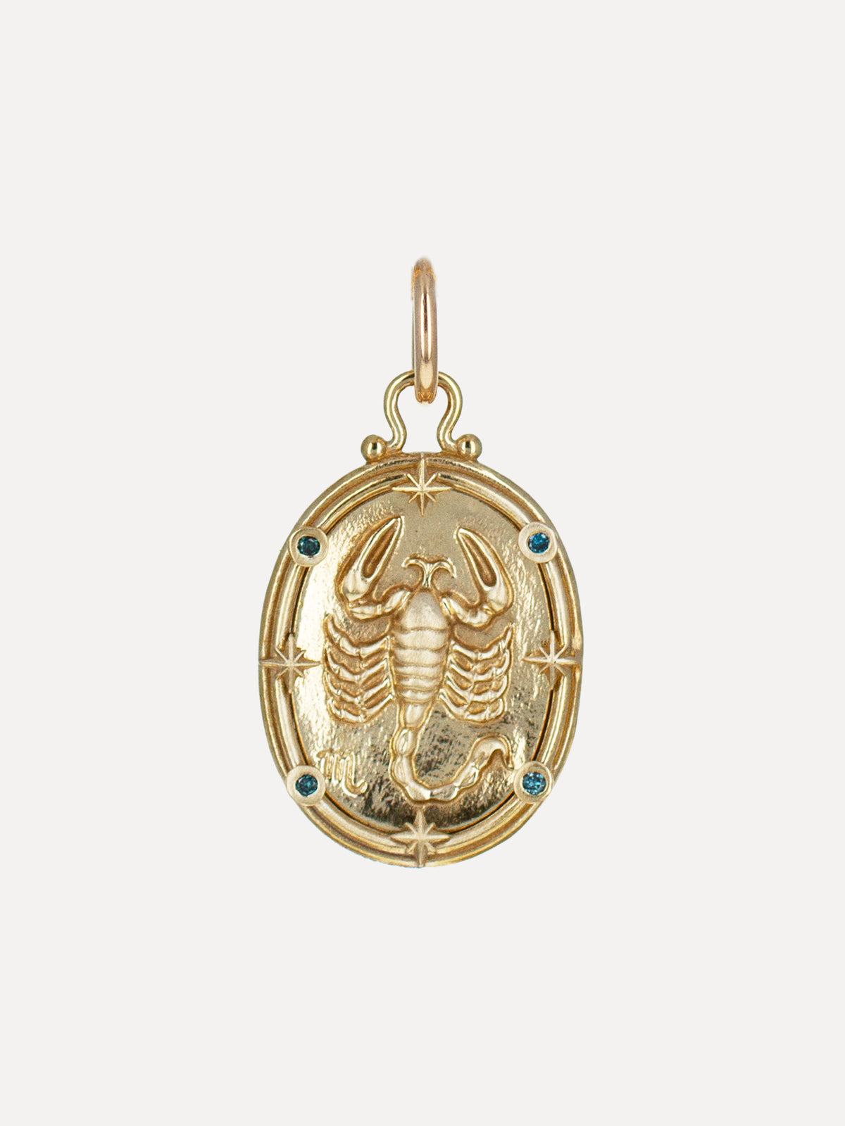 Scorpio Zodiac Cameo Charm