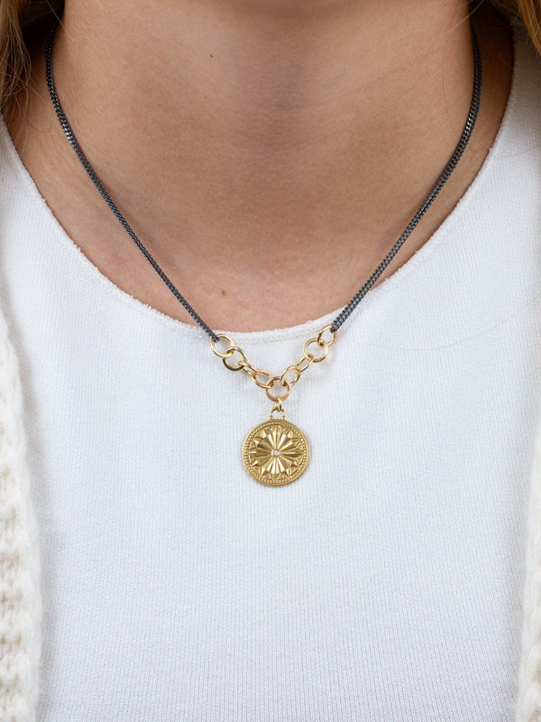 Sun Lotus Eternity Necklace