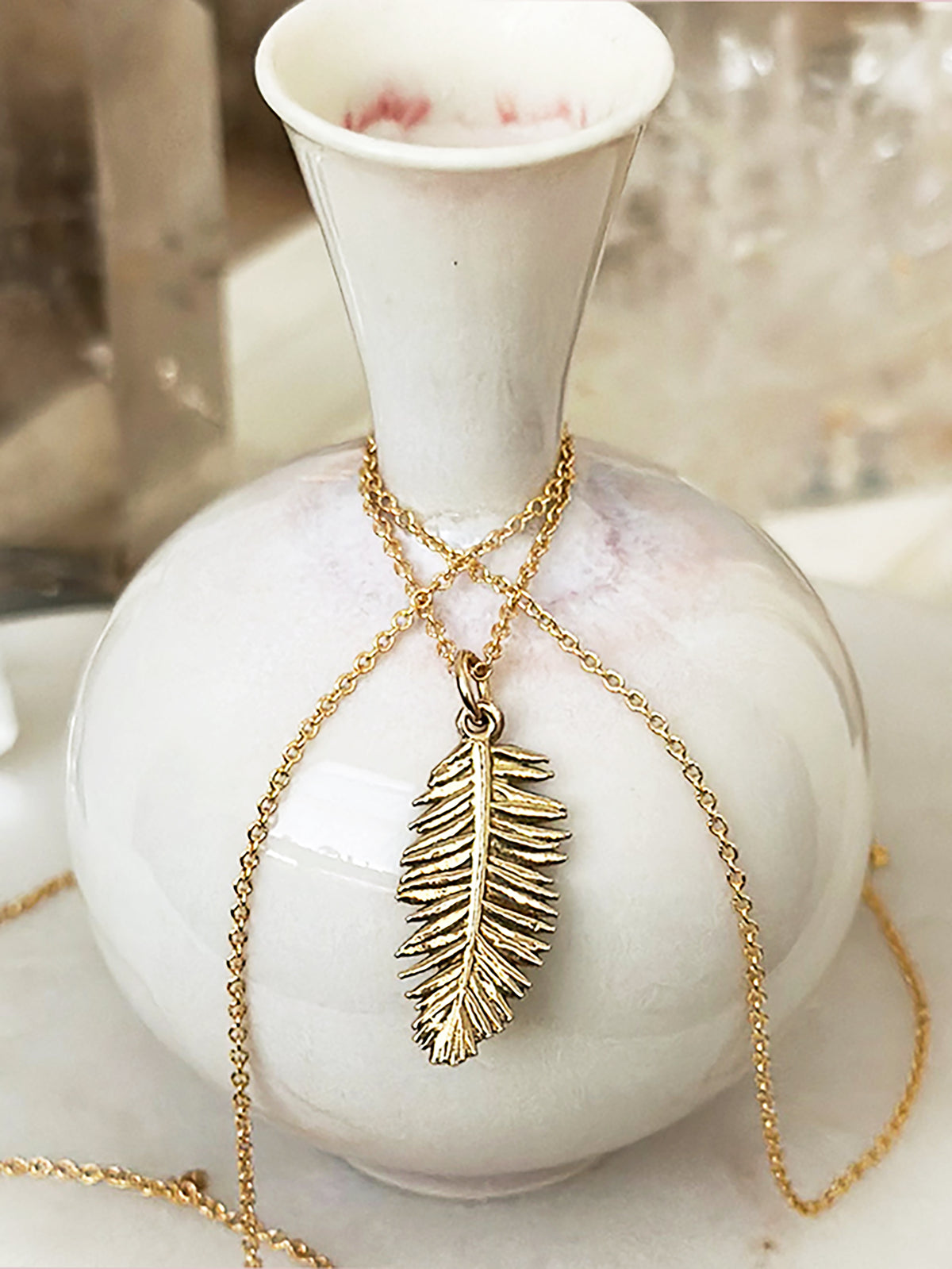 Redwood Leaf Necklace