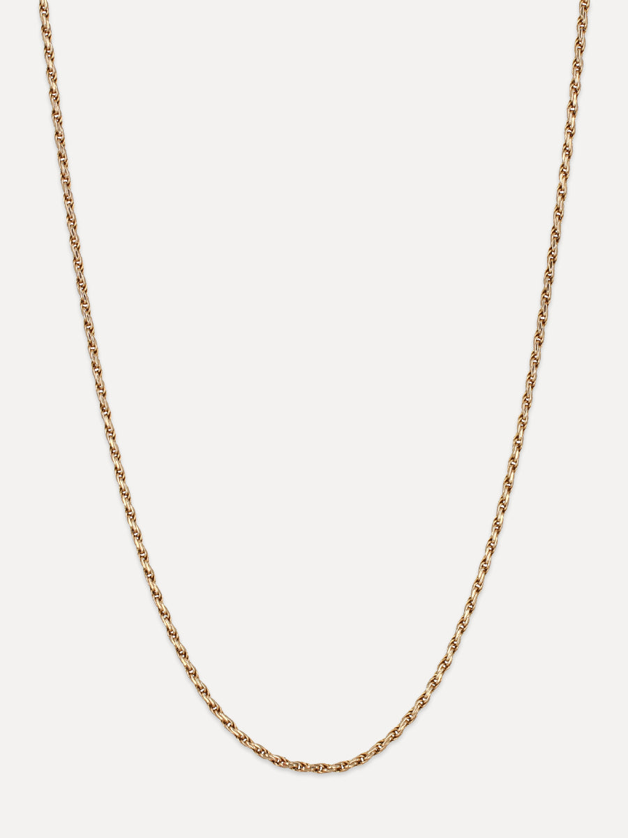 14k Gold Vintage Rope Chain