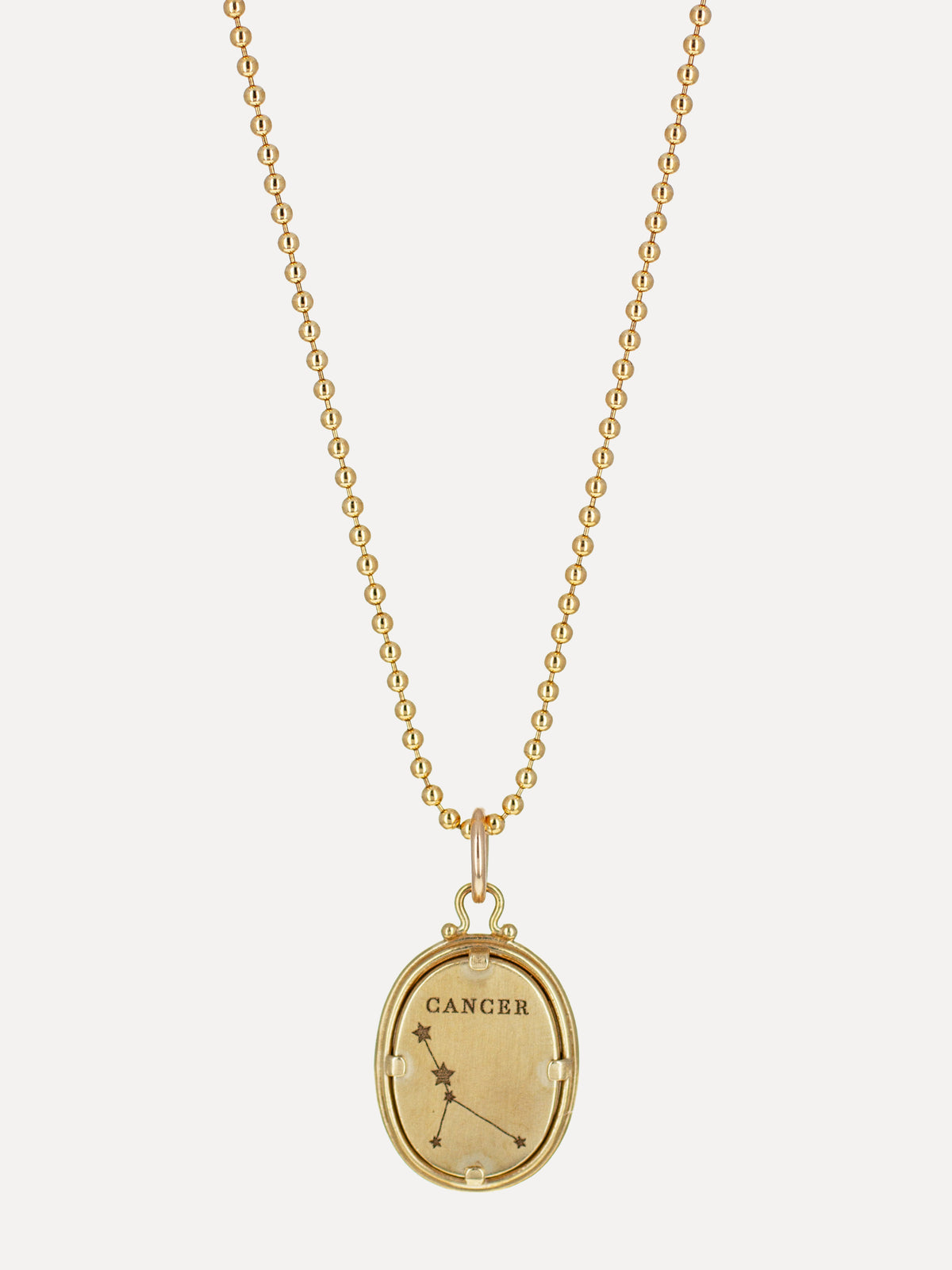 Cancer Zodiac Cameo Charm