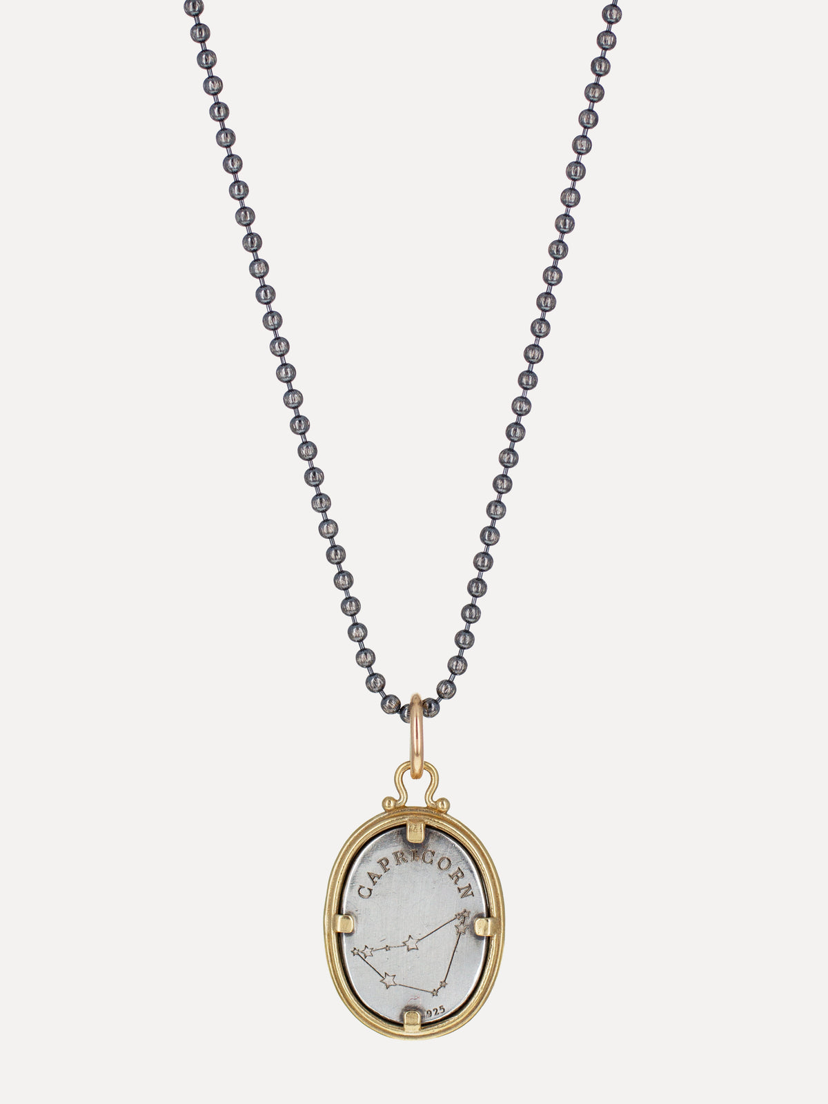 Capricorn Zodiac Cameo Charm