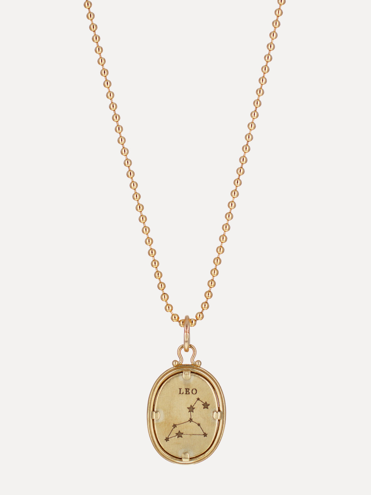 Leo Zodiac Cameo Charm