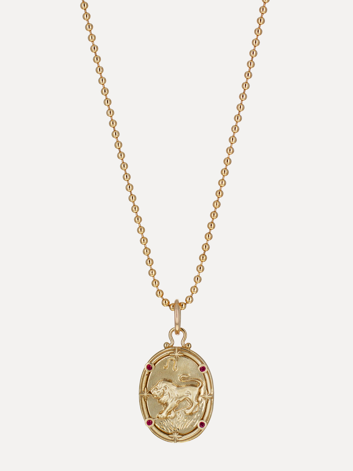 Leo Zodiac Cameo Charm