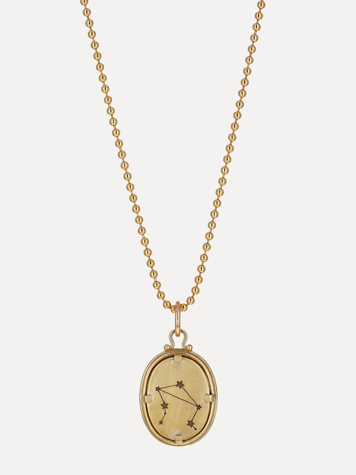 Libra Zodiac Cameo Charm