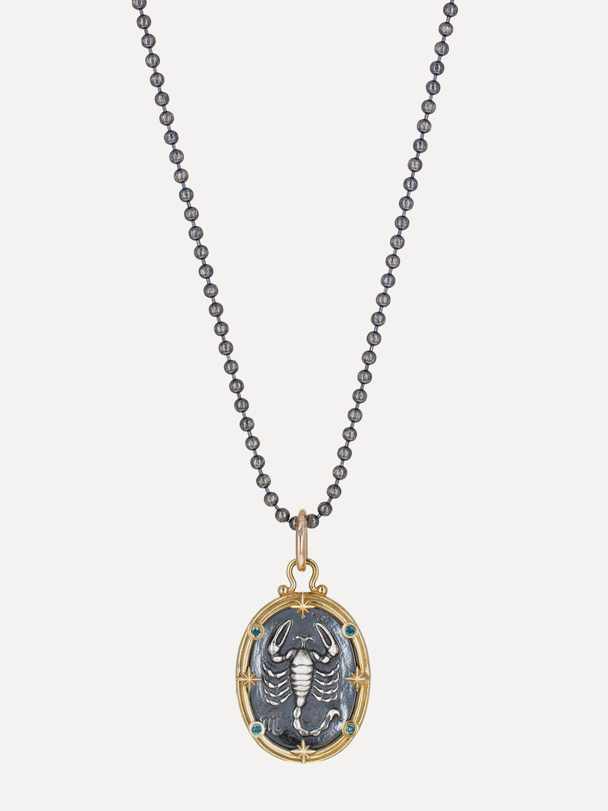 Scorpio Zodiac Cameo Charm