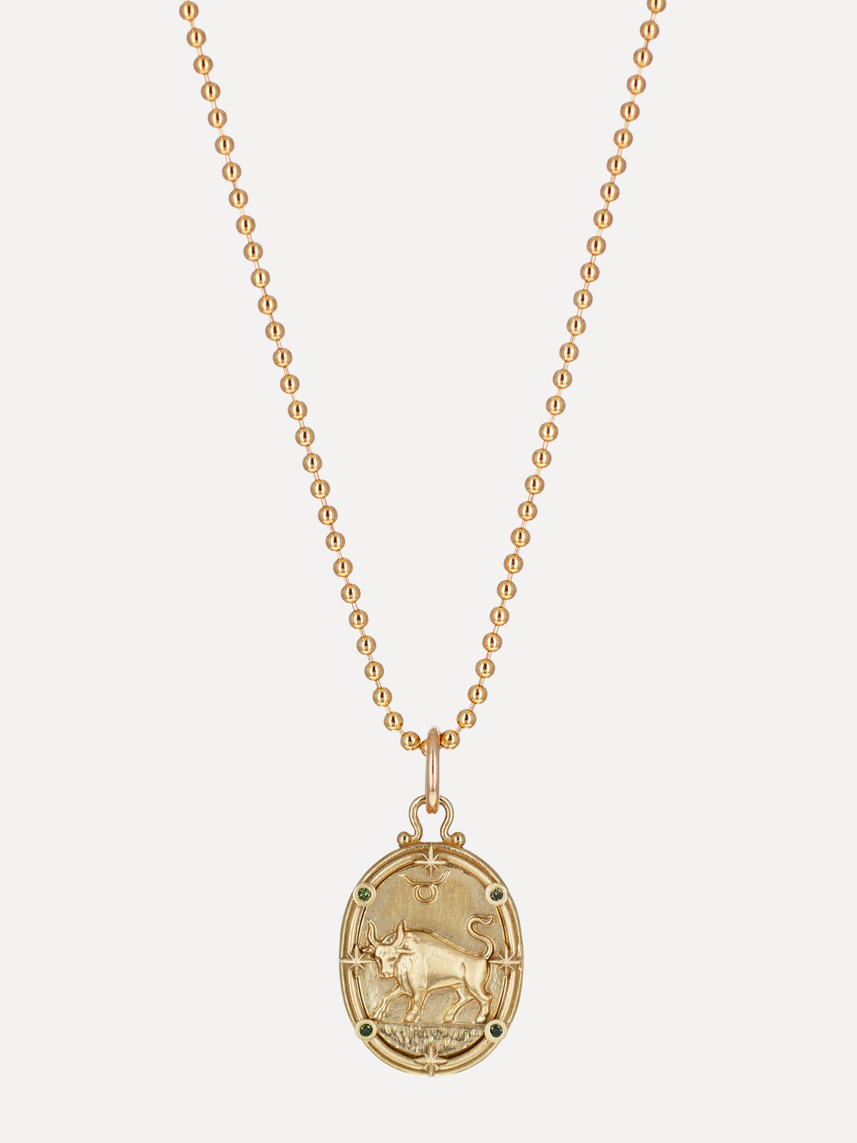 Taurus Zodiac Cameo Charm