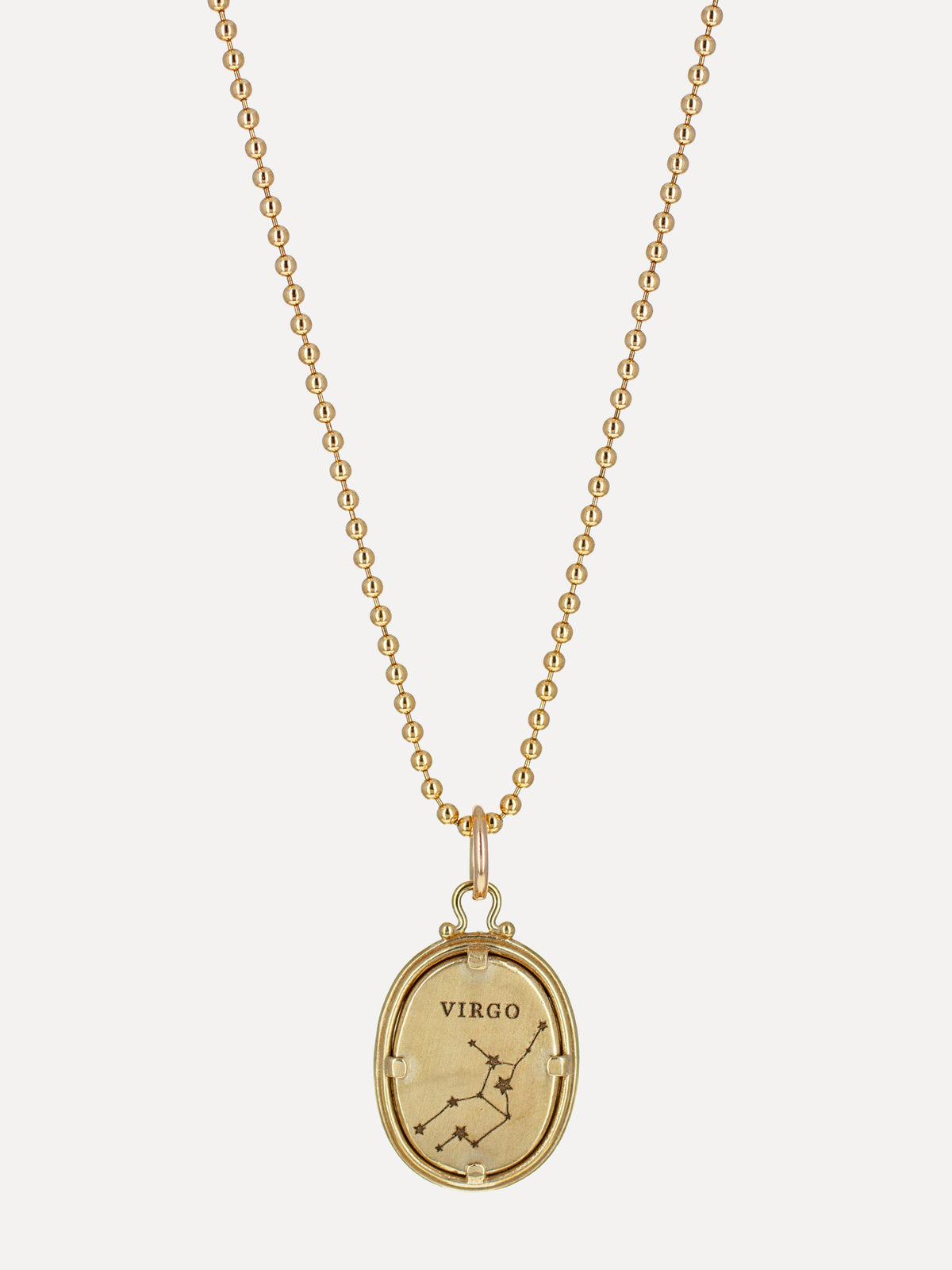 Virgo Zodiac Cameo Charm