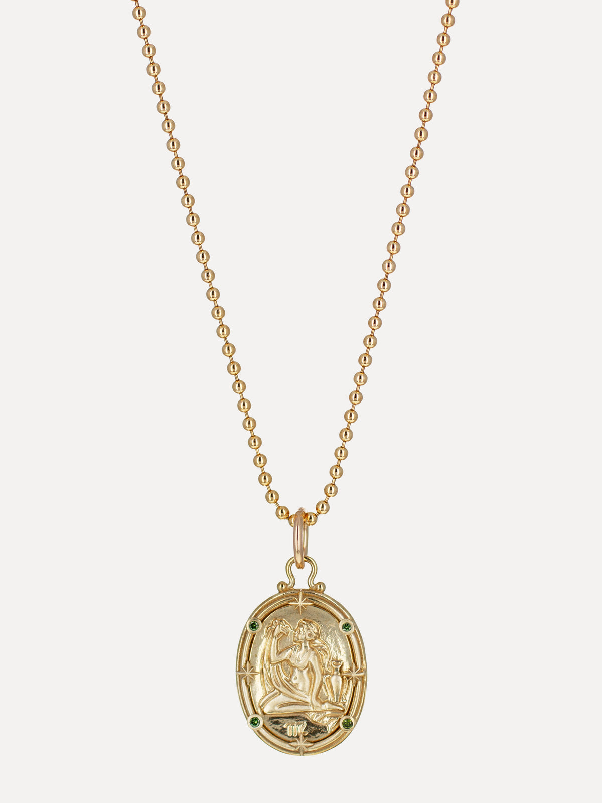 Virgo Zodiac Cameo Charm