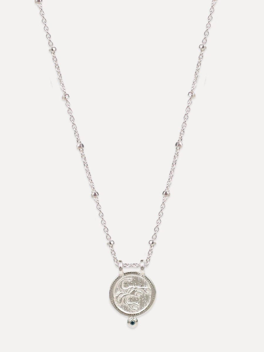Zodiac Necklace - scorpio "mysterious & passionate"