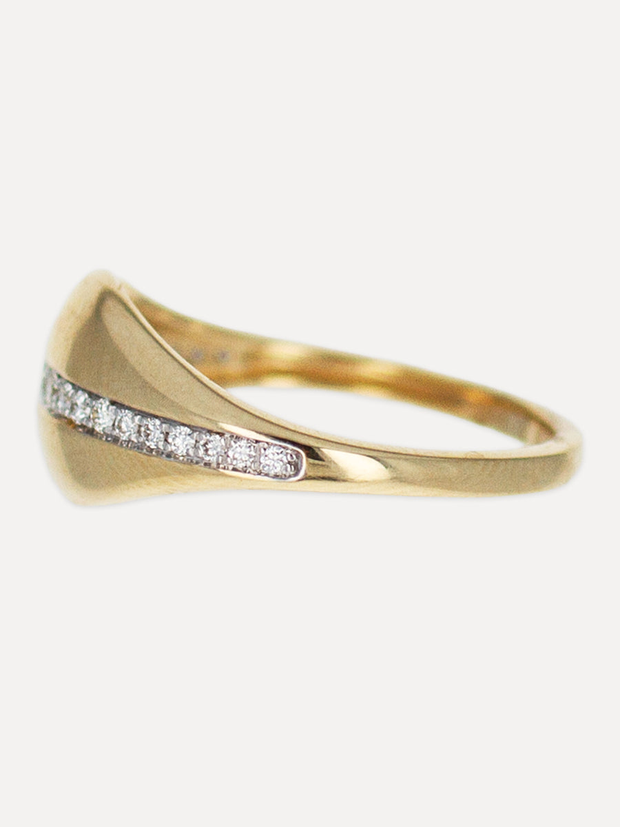 14K Auravie Two Tone Diamond Ring