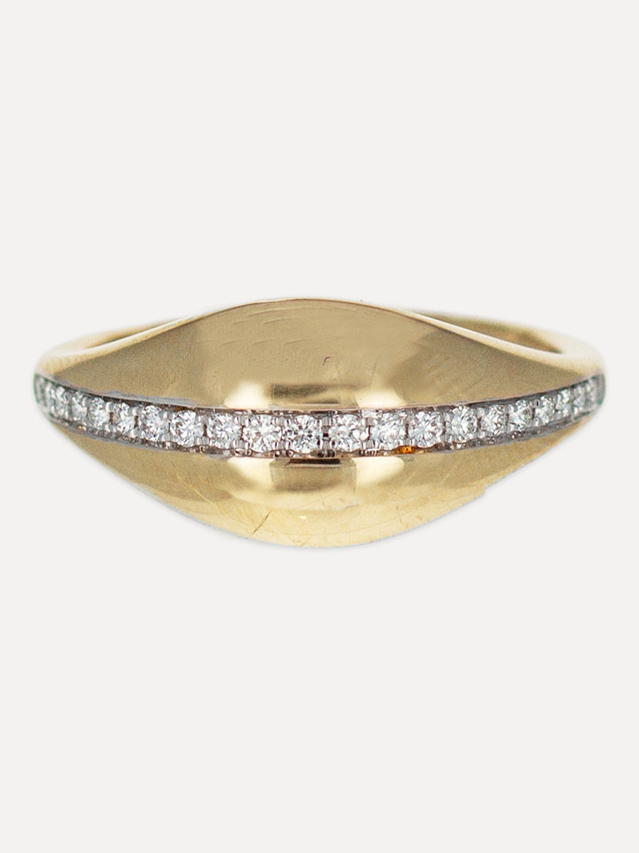14K Auravie Two Tone Diamond Ring