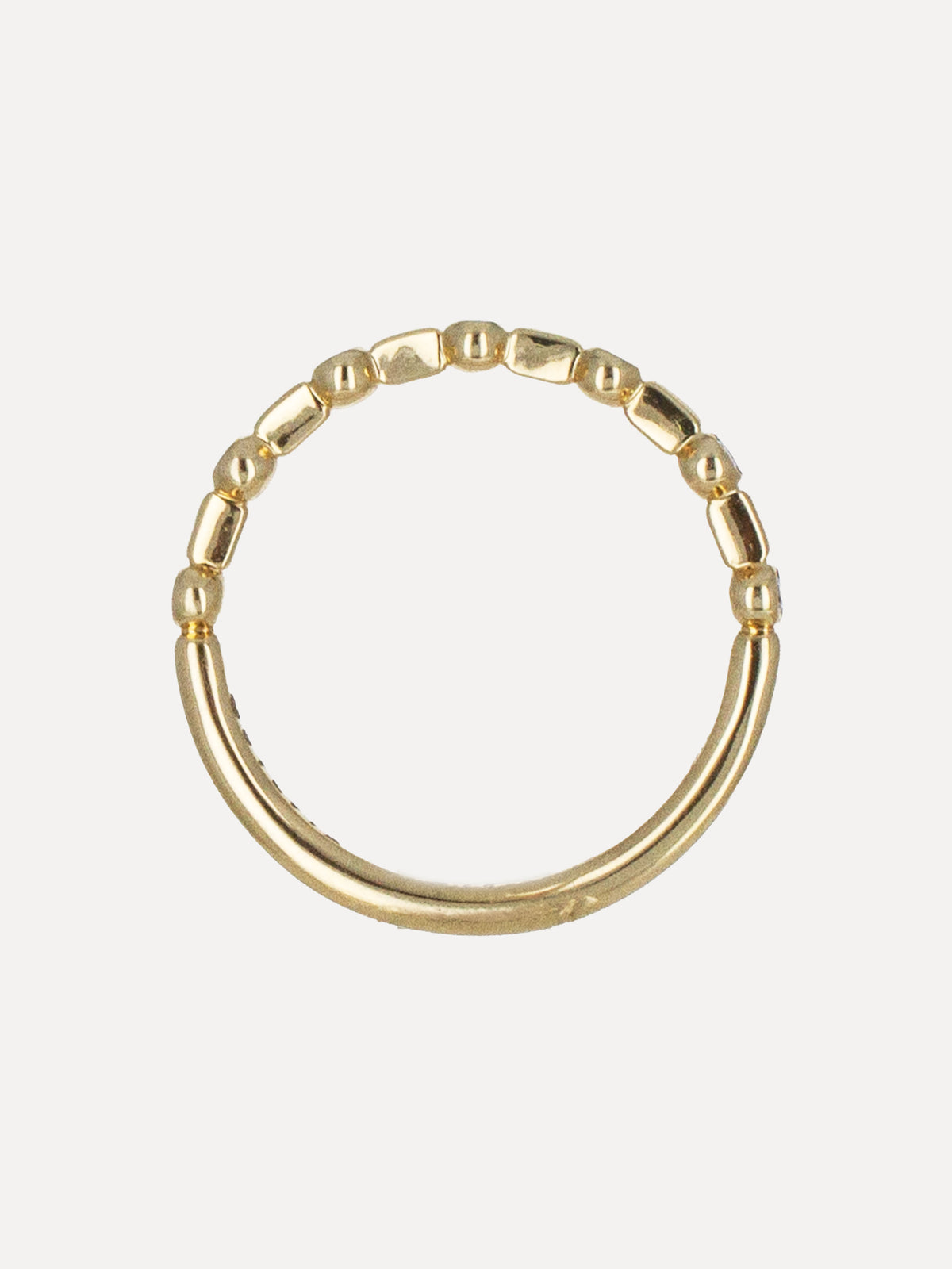 14k Spaced Diamond Band