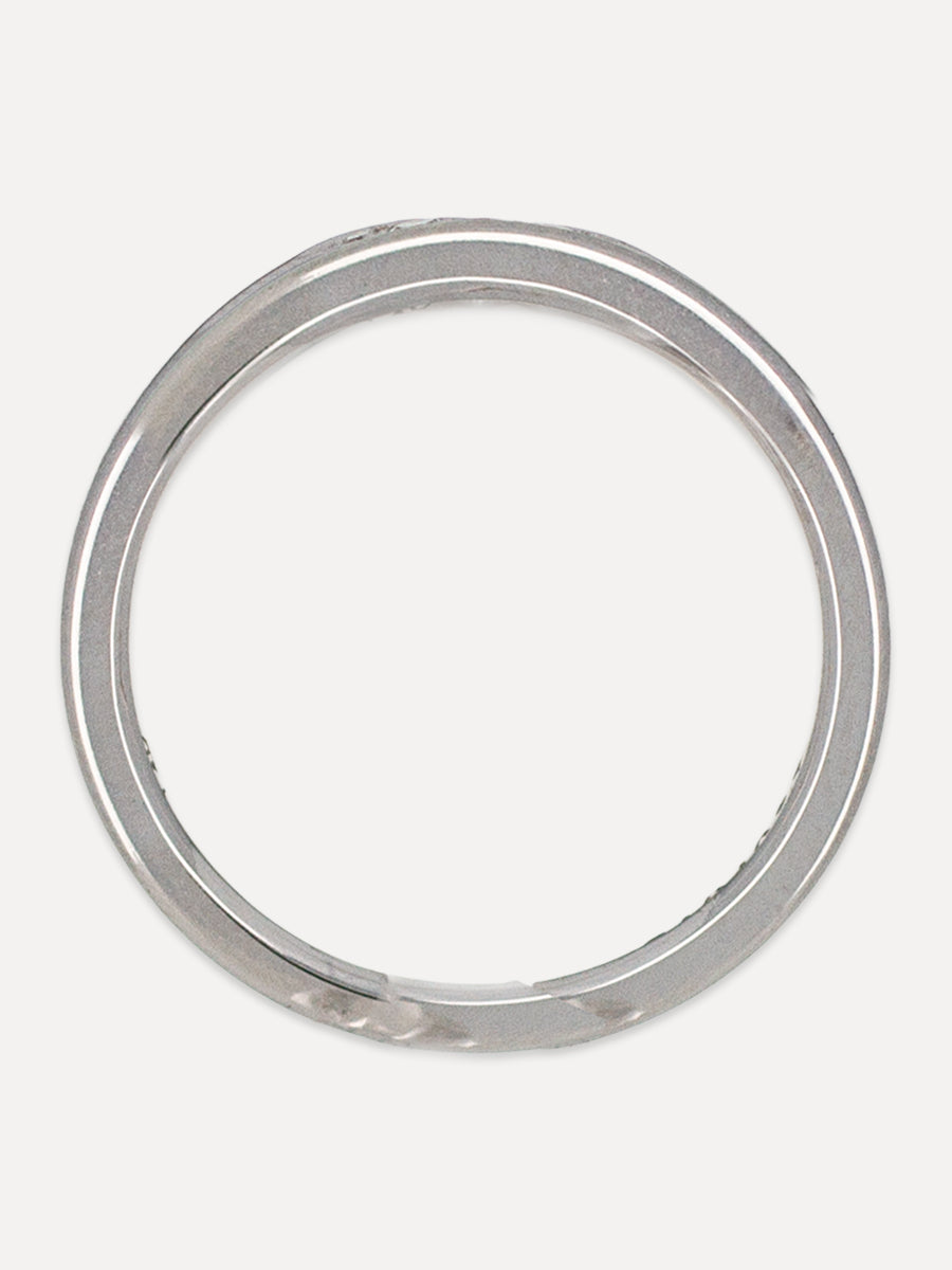 14K Open Channel Baguette Diamond Band