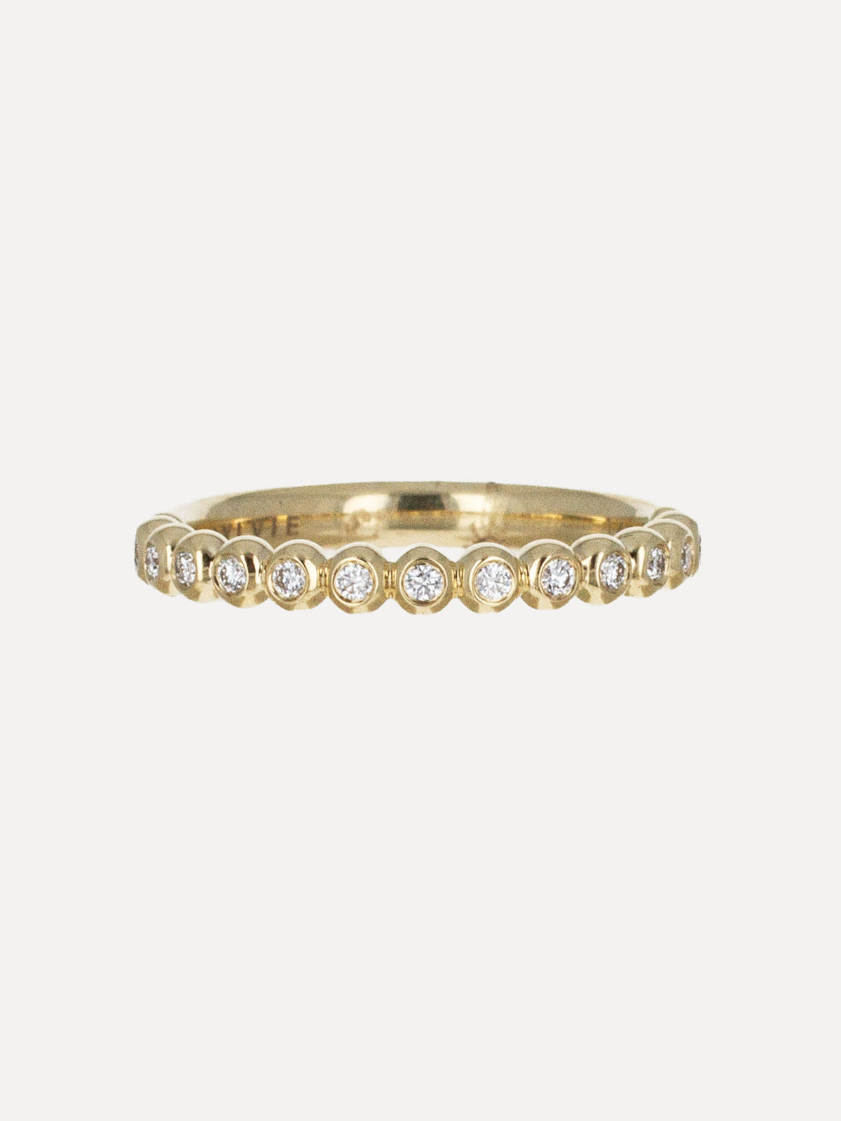 14K Delicate Diamond Band
