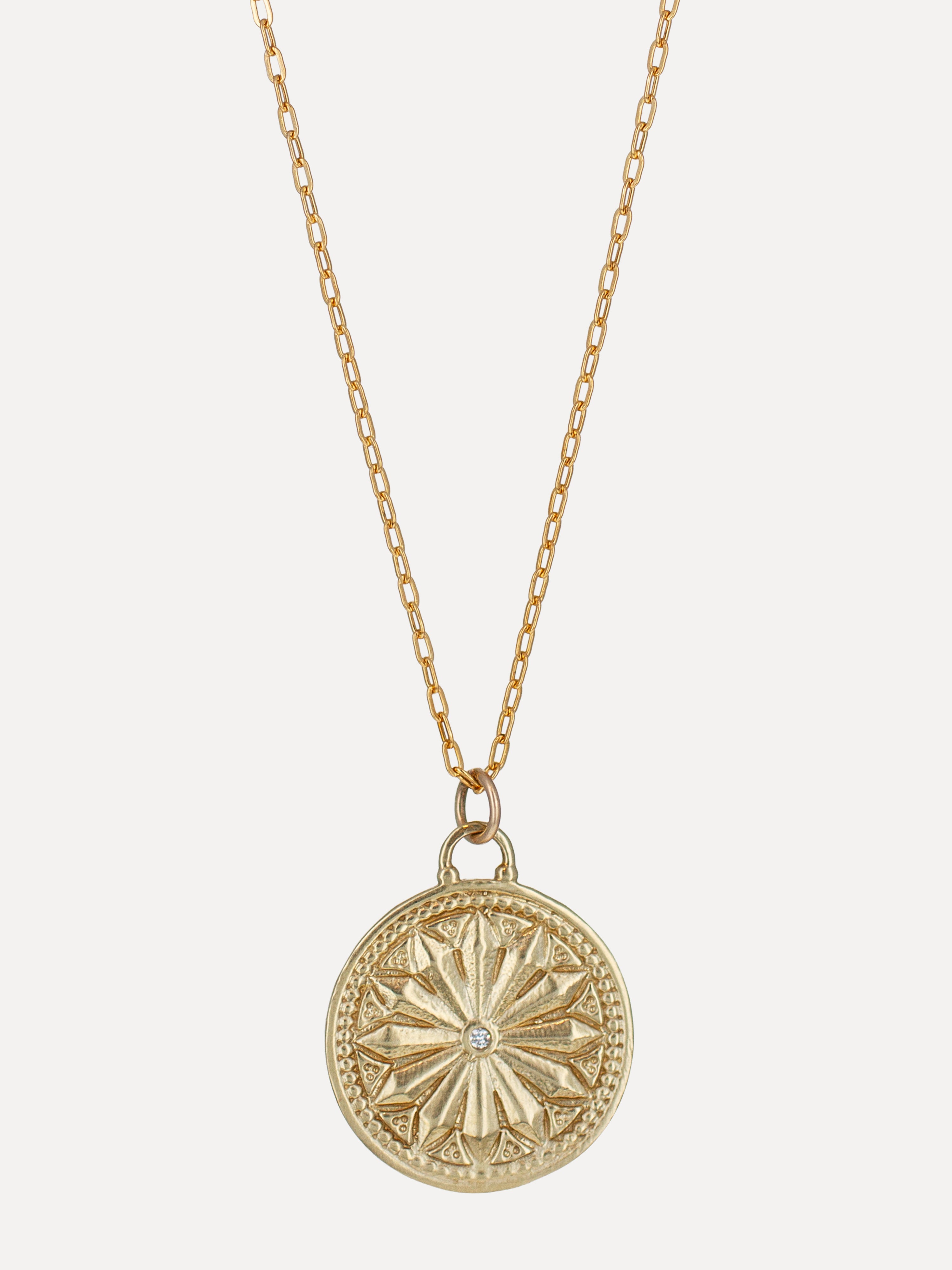 Sun Lotus Necklace