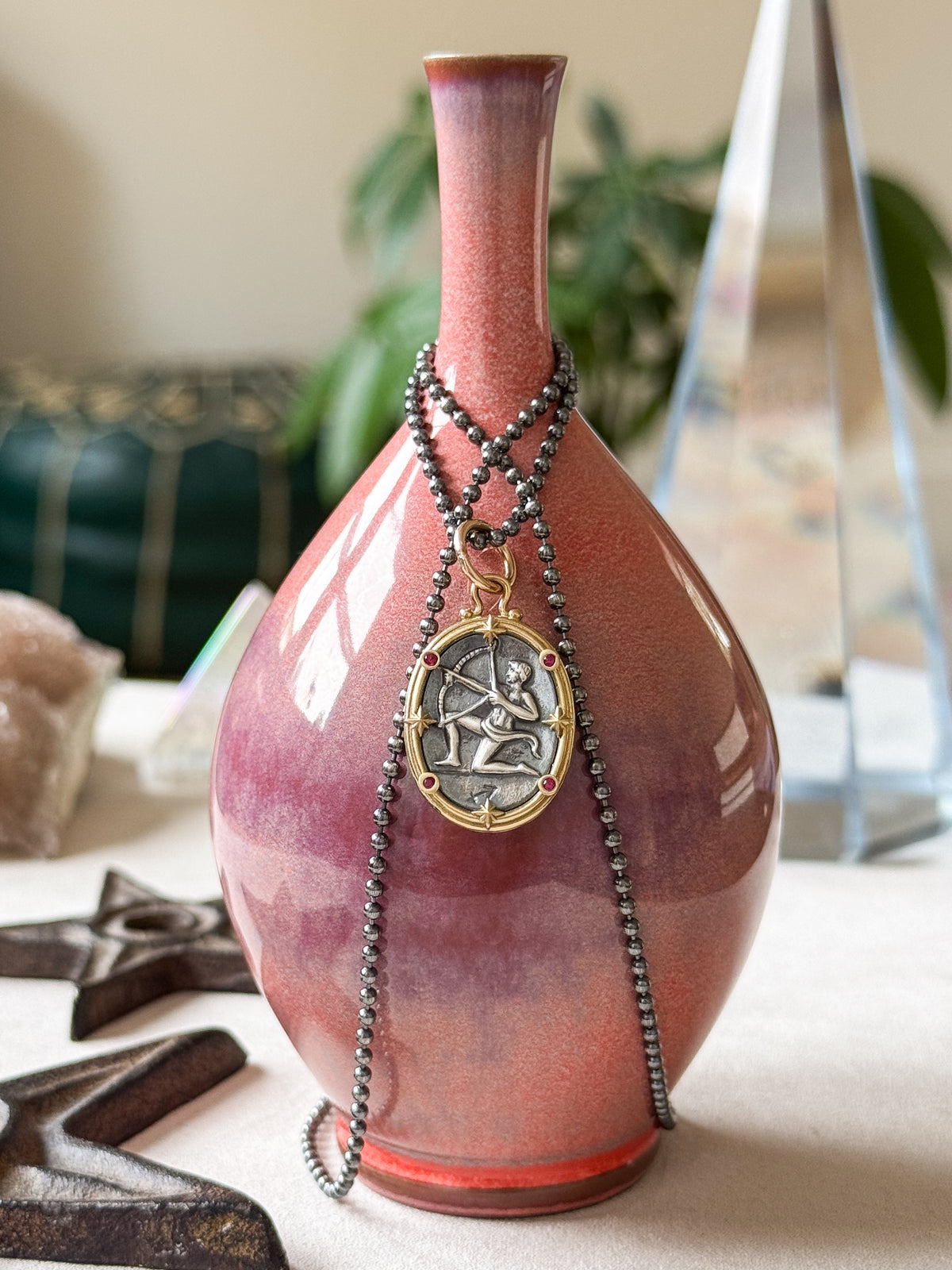Sagittarius Zodiac Cameo Charm