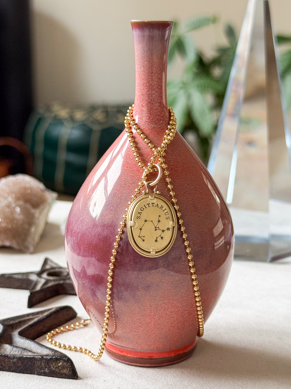 Sagittarius Zodiac Cameo Charm