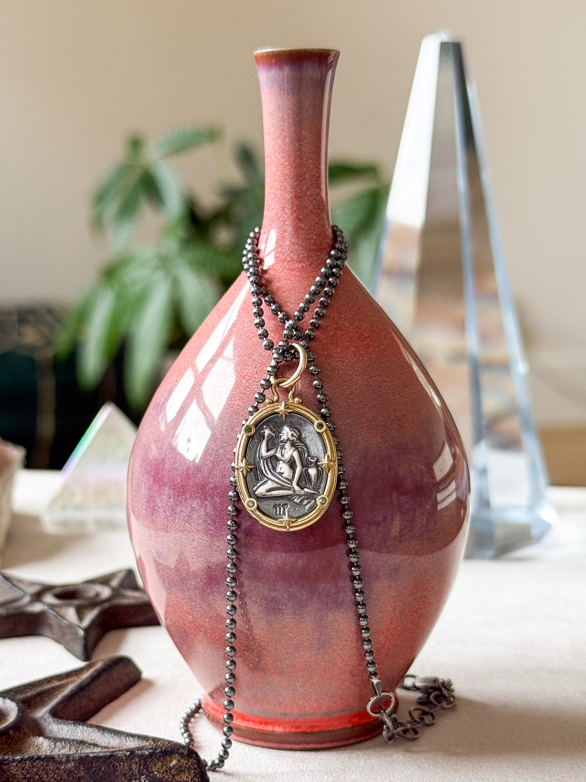 Virgo Zodiac Cameo Charm