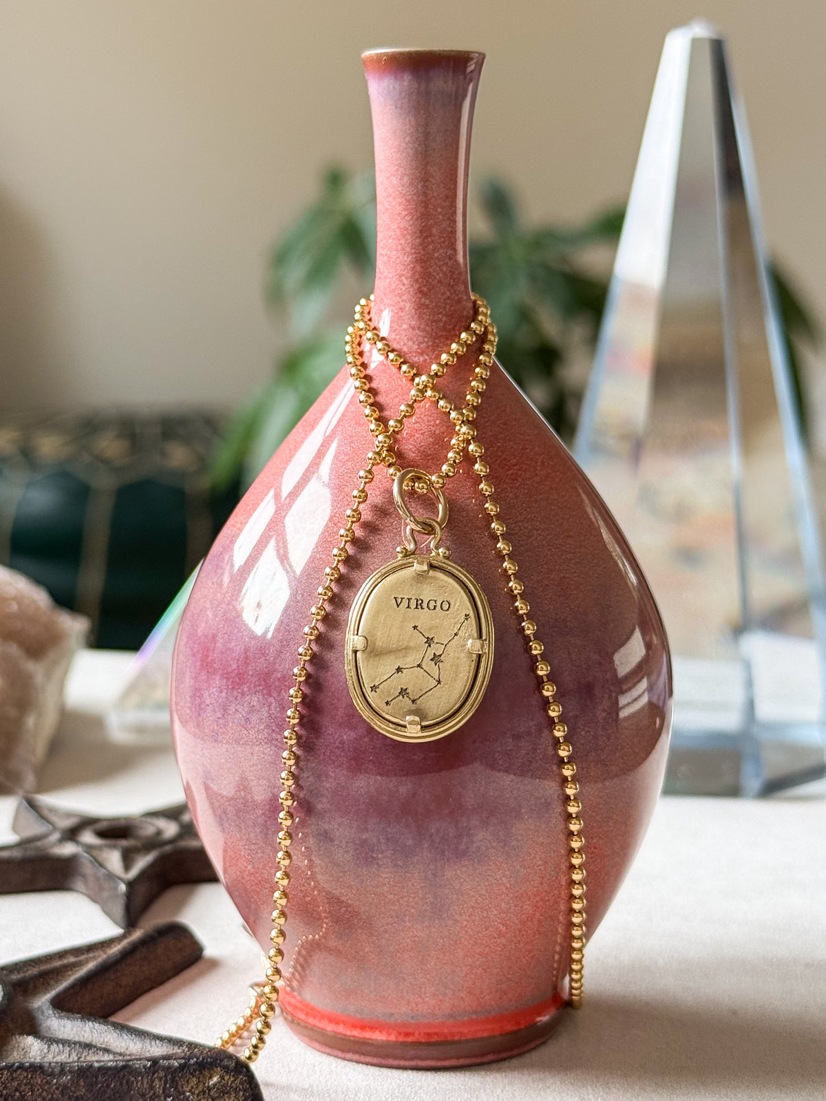 Virgo Zodiac Cameo Charm