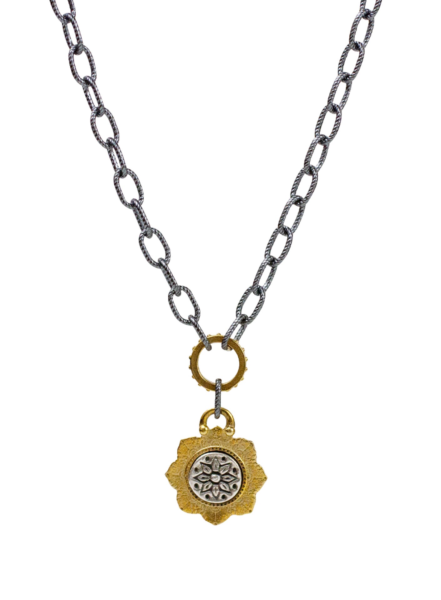 Channel Necklace - Dhyana "seek your center"