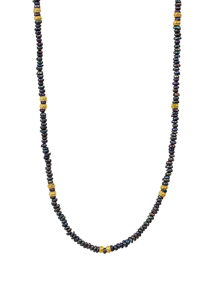 Coast Necklace - peacock pearl