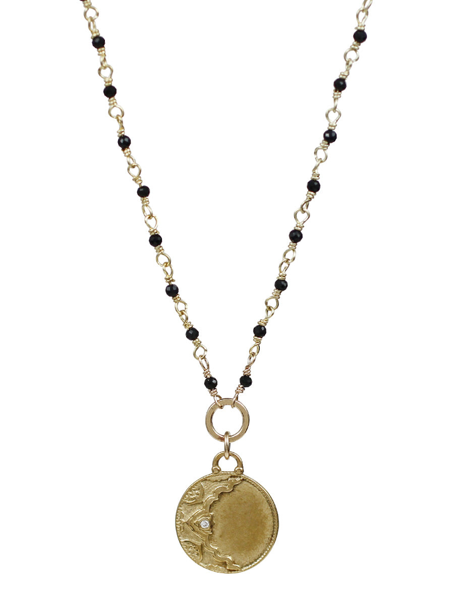 Harmonia Necklace - blue sapphire