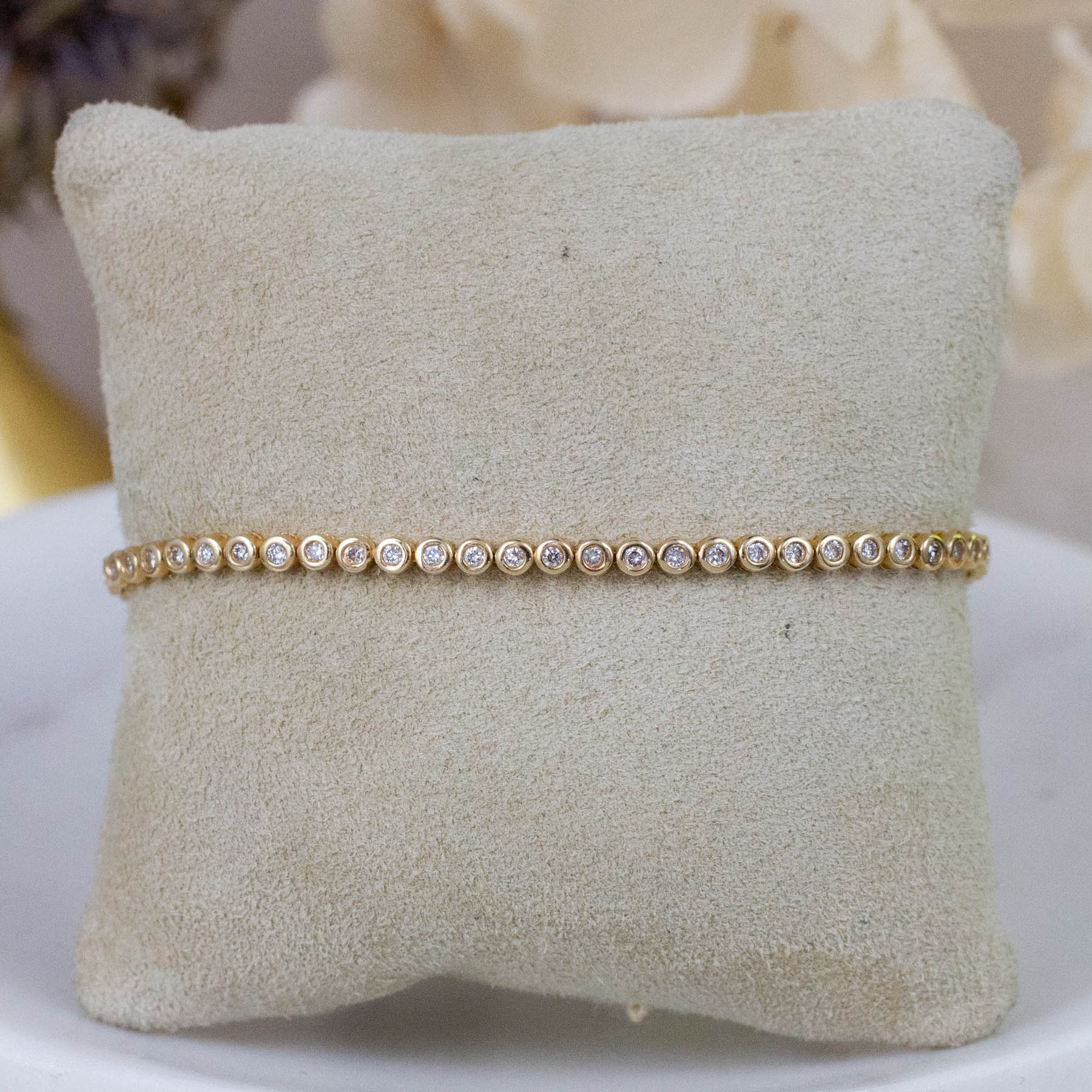 14K Diamond Tennis Bracelet