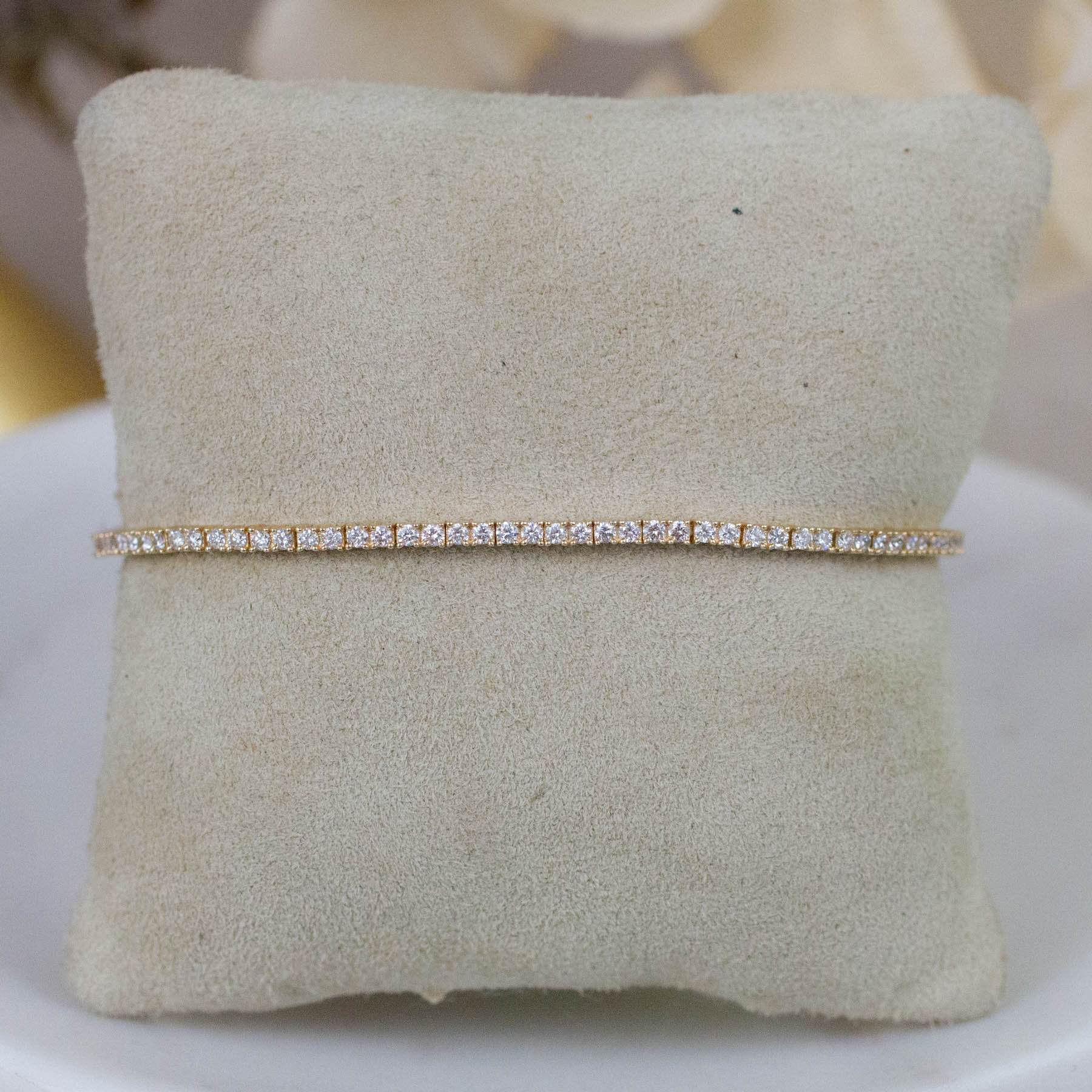 14K Diamond Tennis Bracelet
