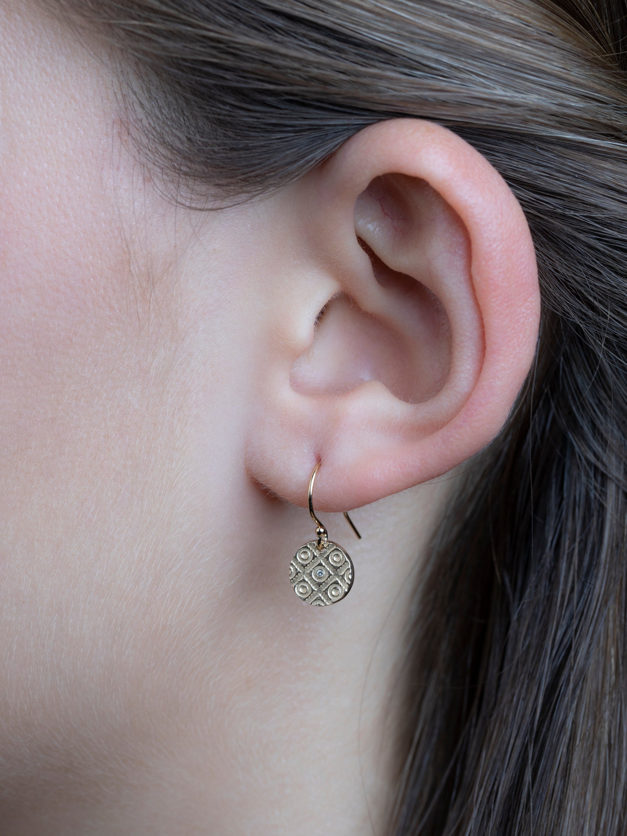 Morocco Earrings - Small "bring life texture"