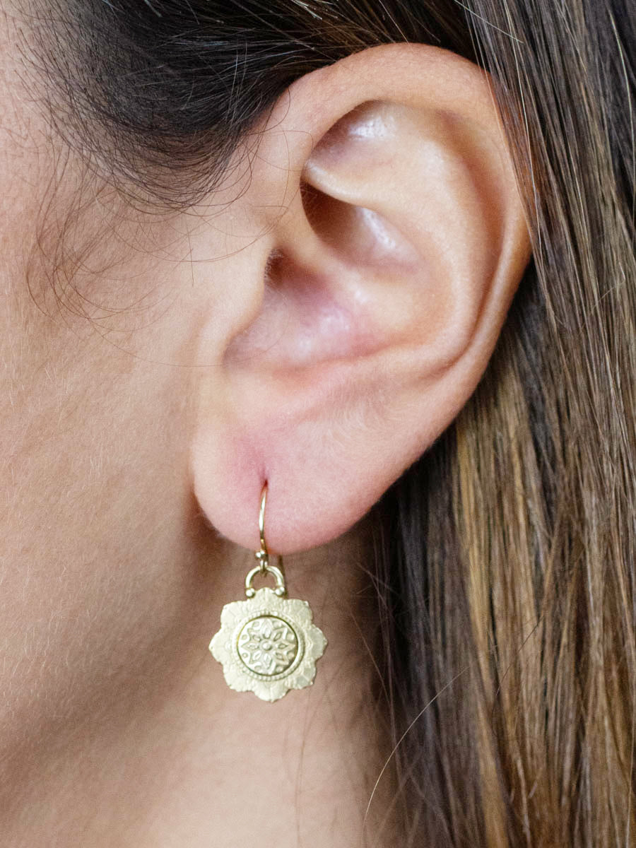 Dhyana Earrings "seek your center"