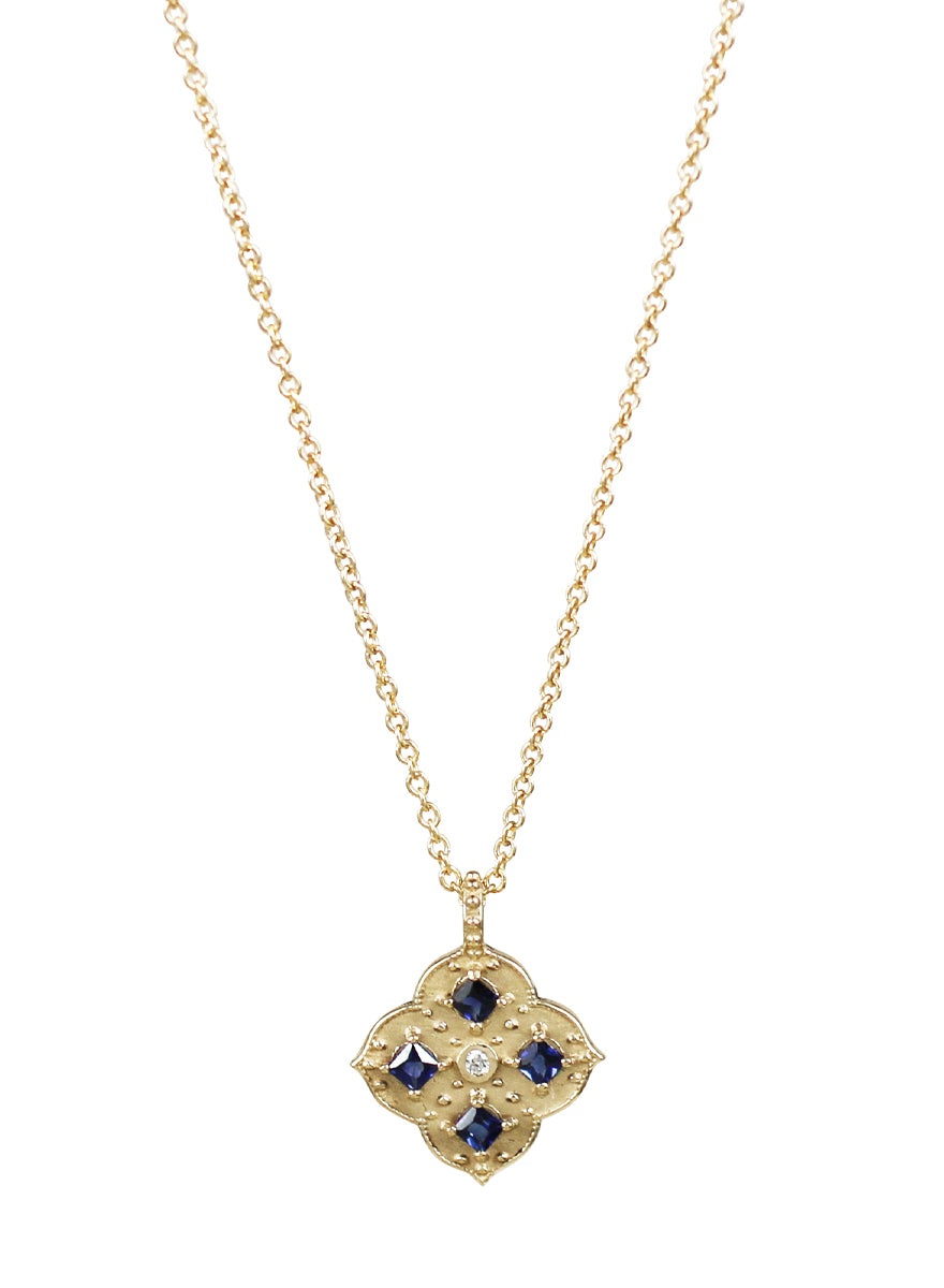 14K Sapphire Muse Necklace