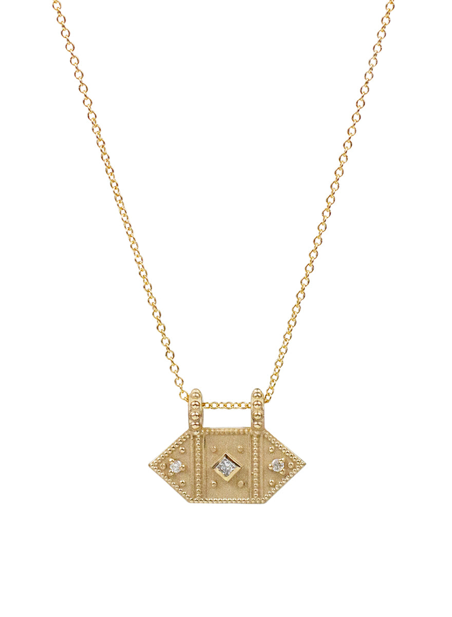 14K Nile Diamond Necklace