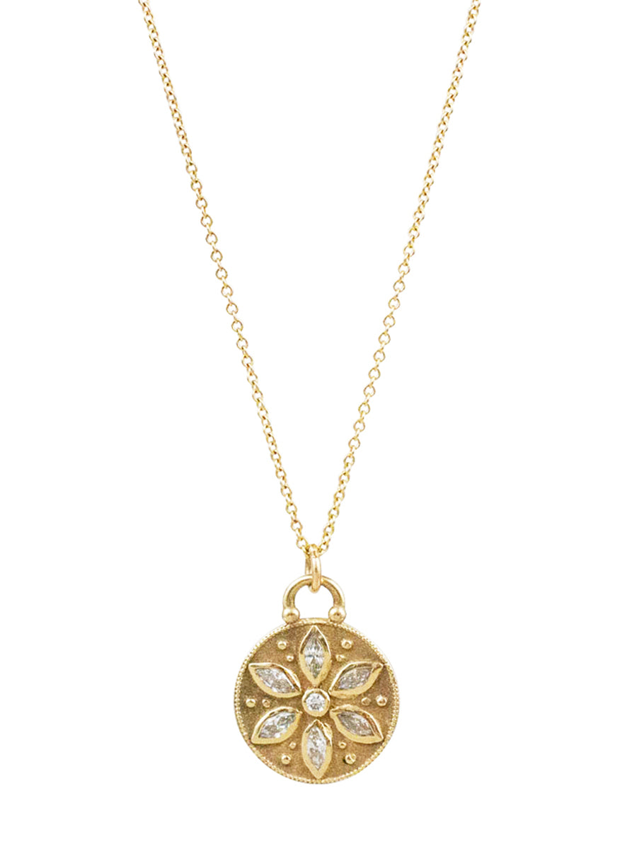 14K Padma Diamond Necklace