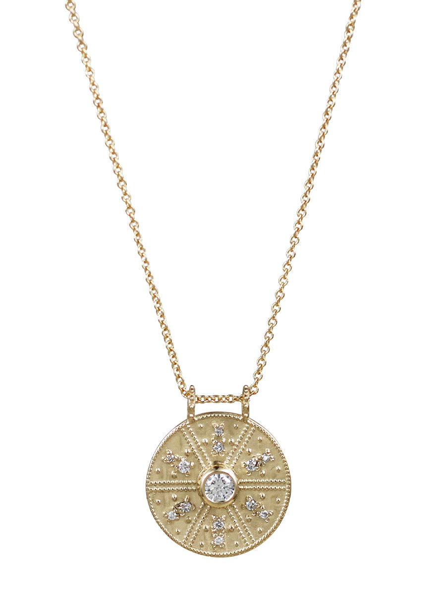 14K Raja Diamond Necklace
