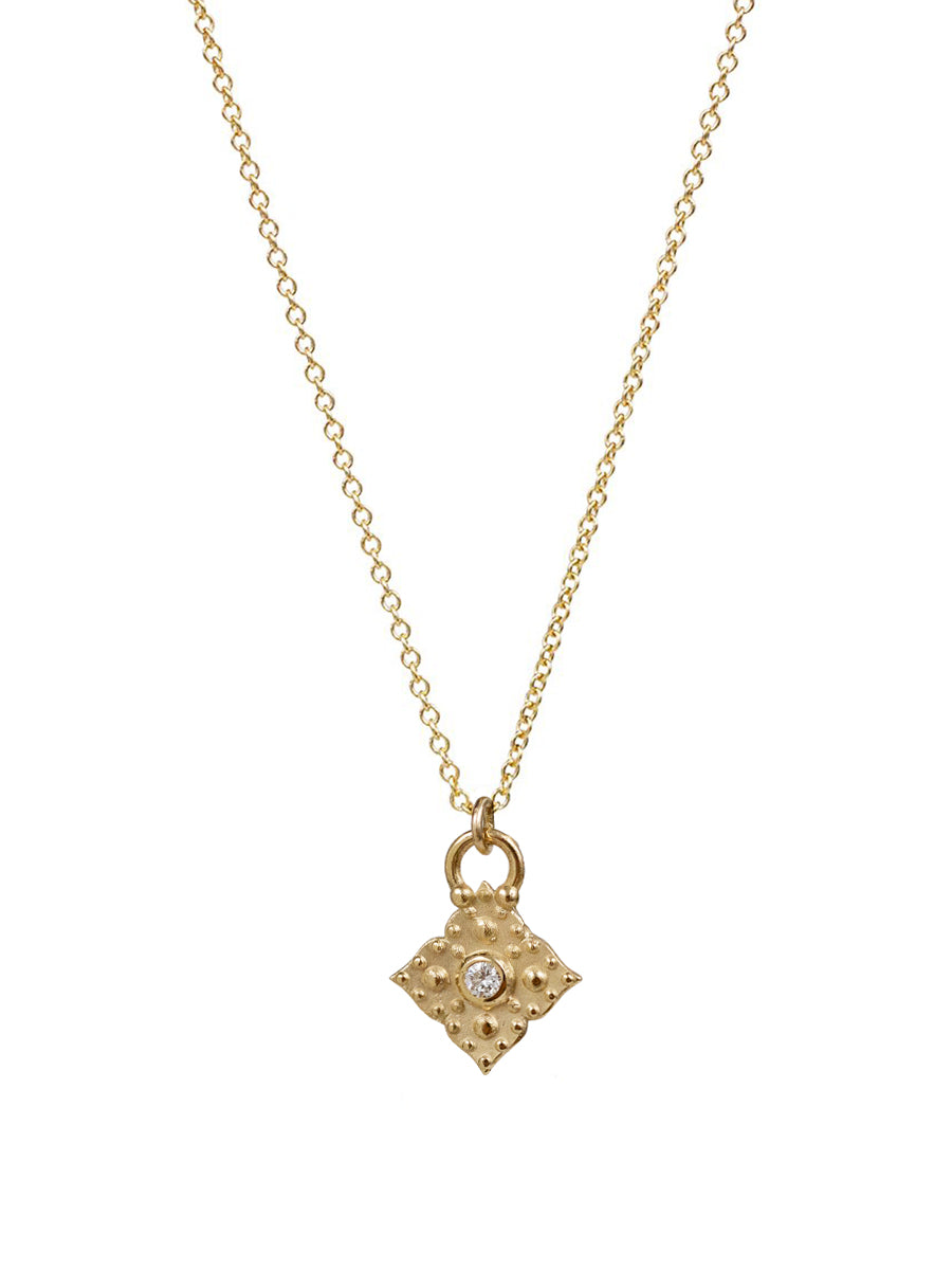 14K Mini Anahata Necklace - Lulu Designs Jewelry