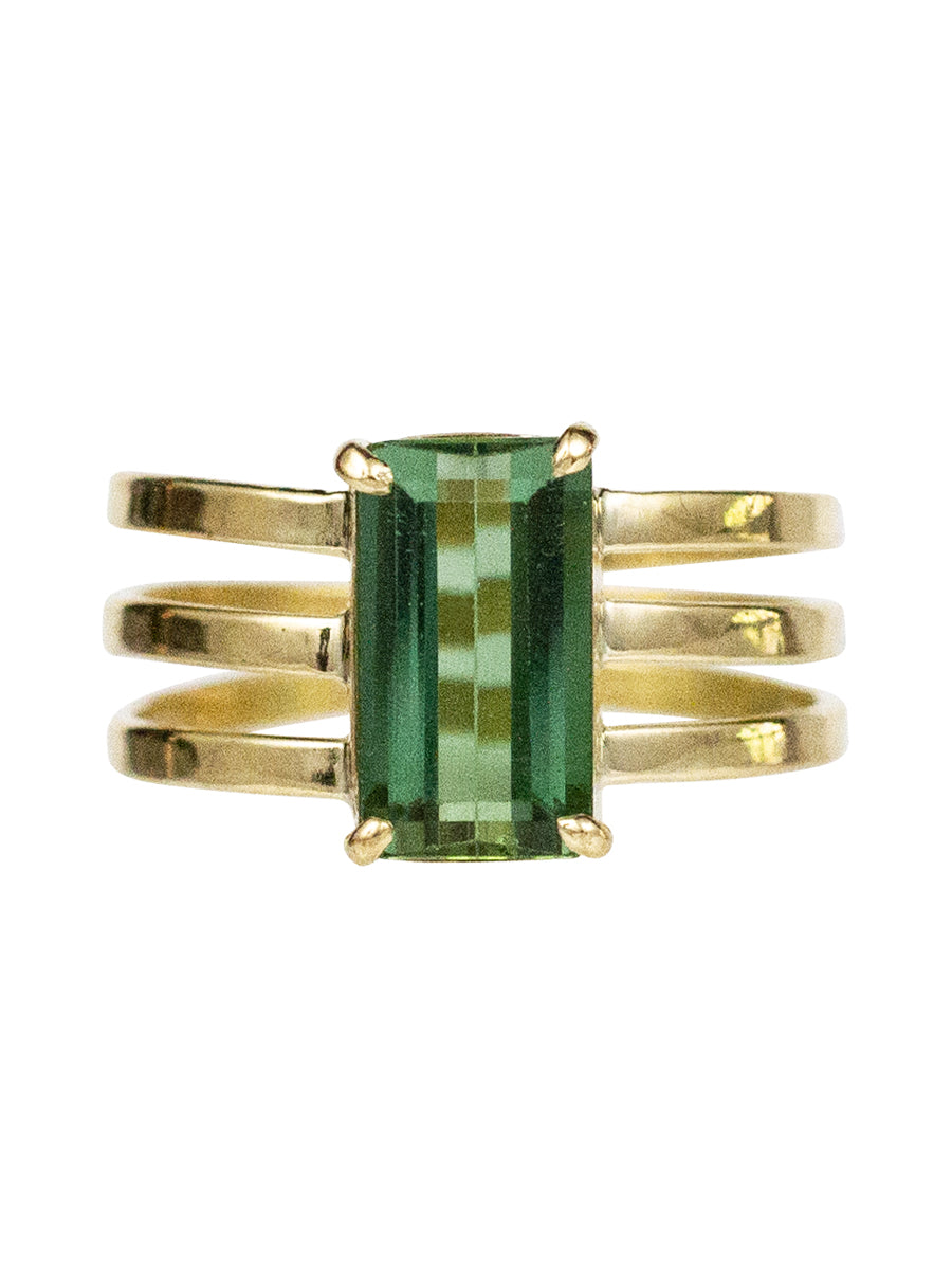18K Tourmaline Jupiter Ring