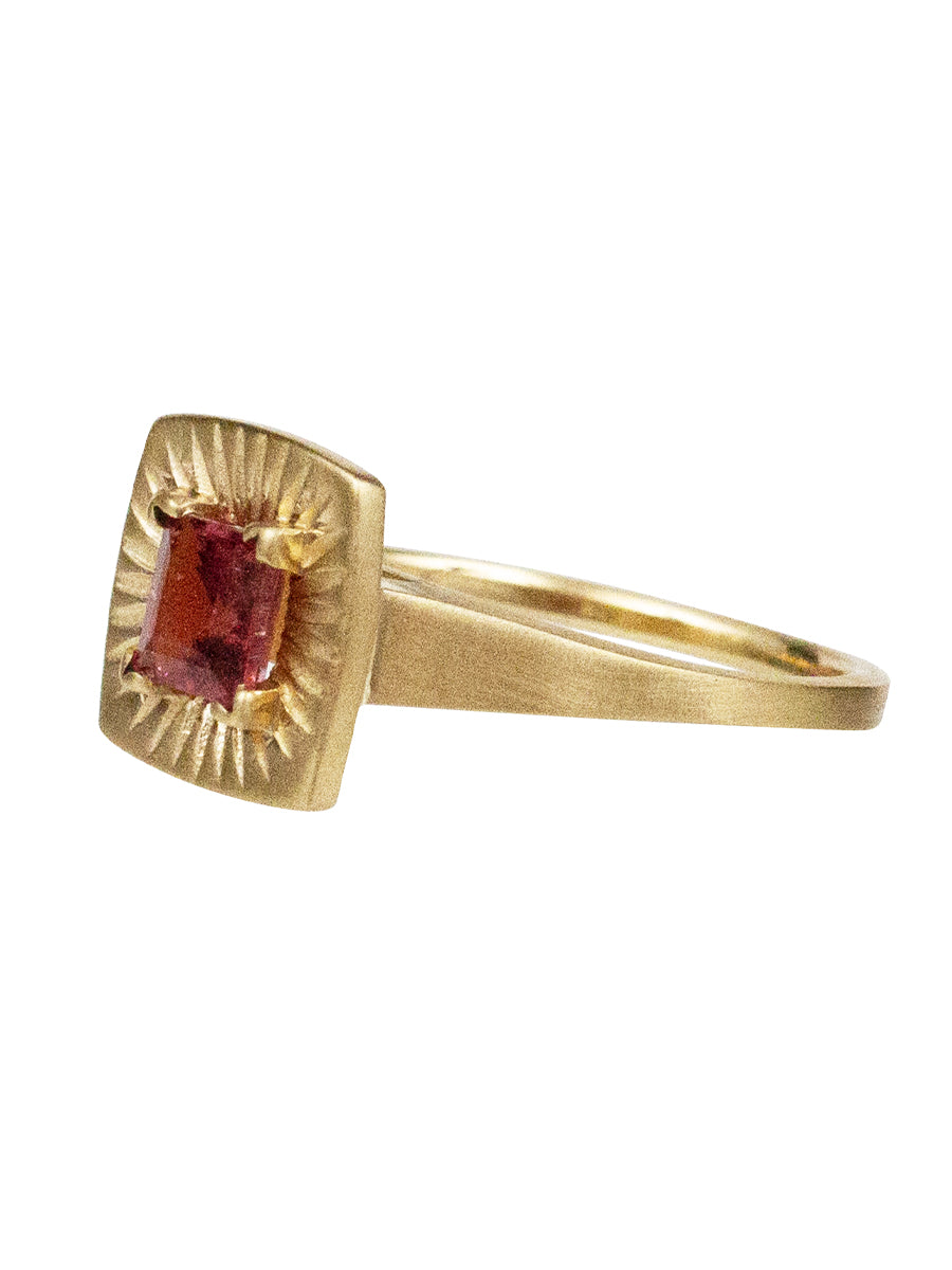 14K Tourmaline Lisbon Ring