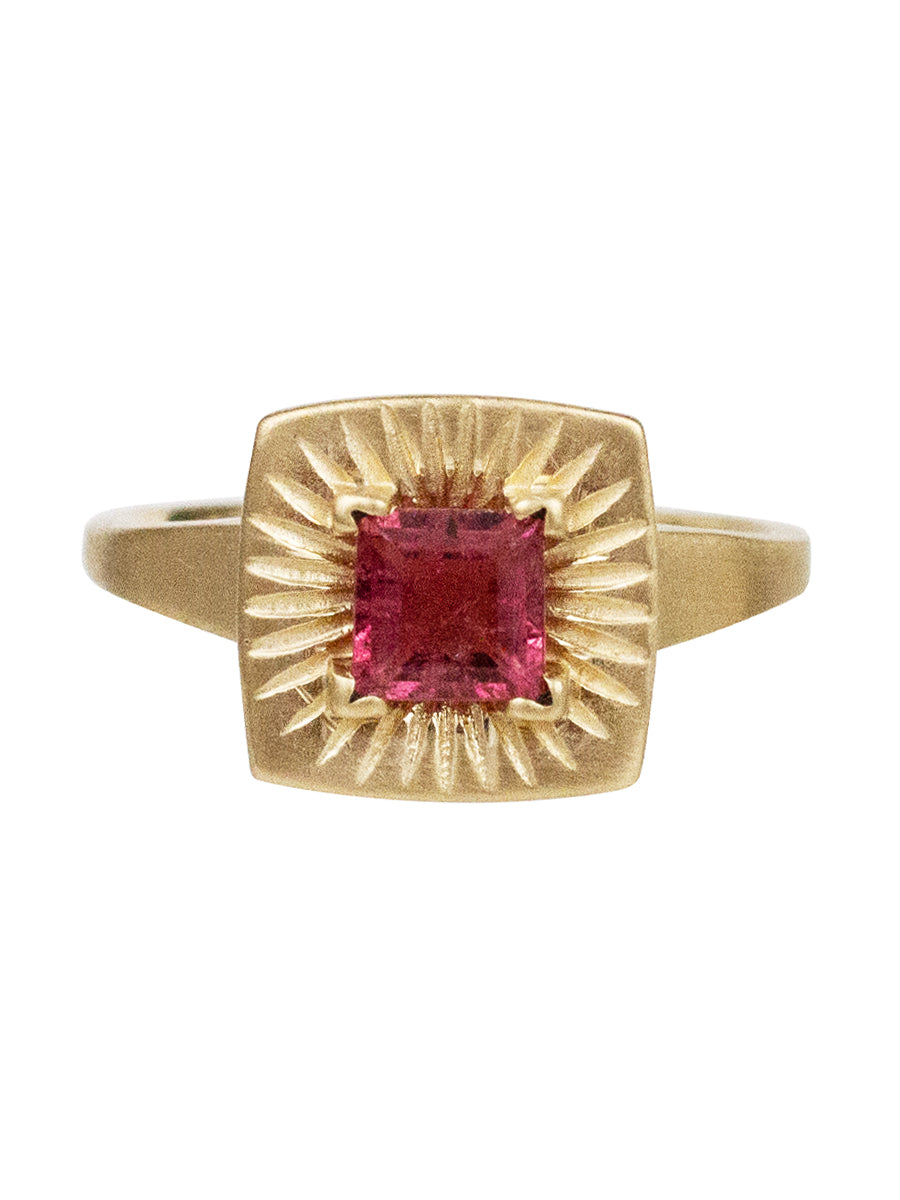 14K Tourmaline Lisbon Ring