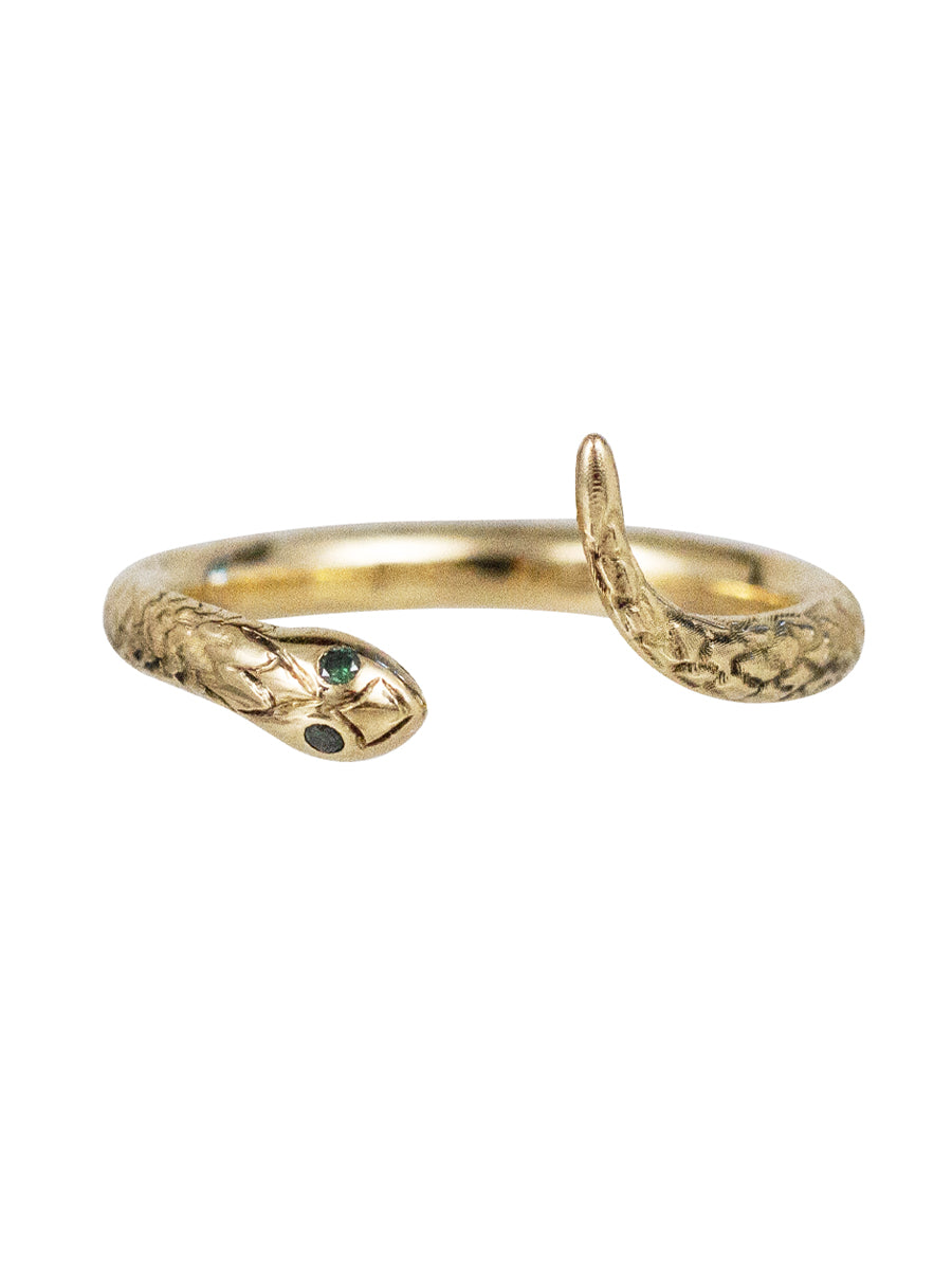 14K Serpent Ring