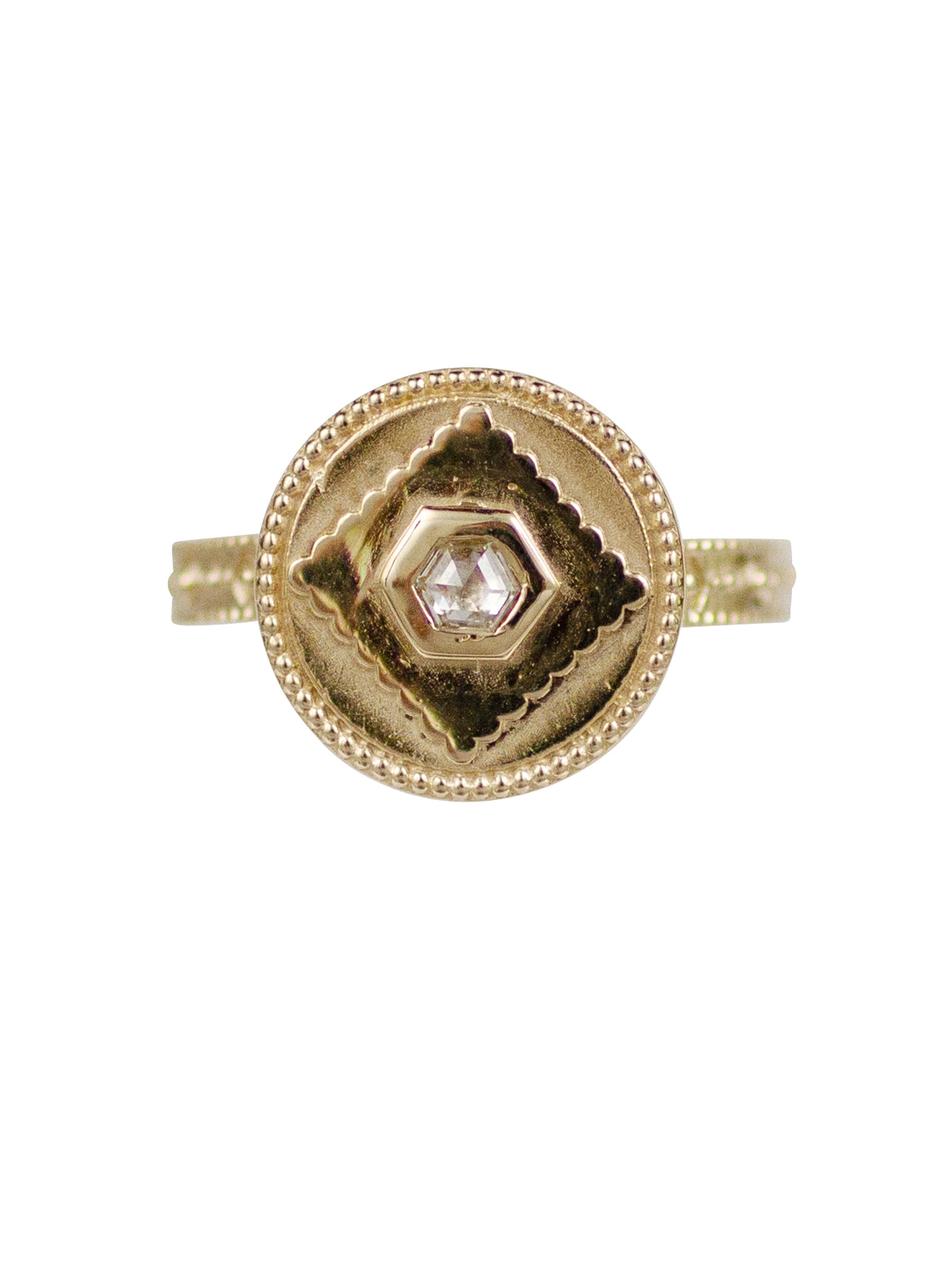 14K Leela Diamond Ring