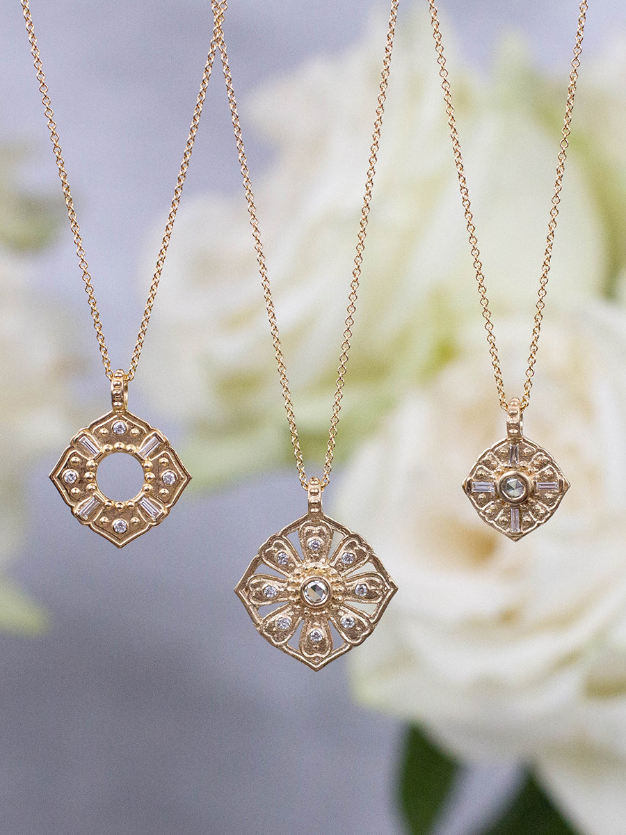 Daisy 5 Station Diamond Necklace – Marissa Collections